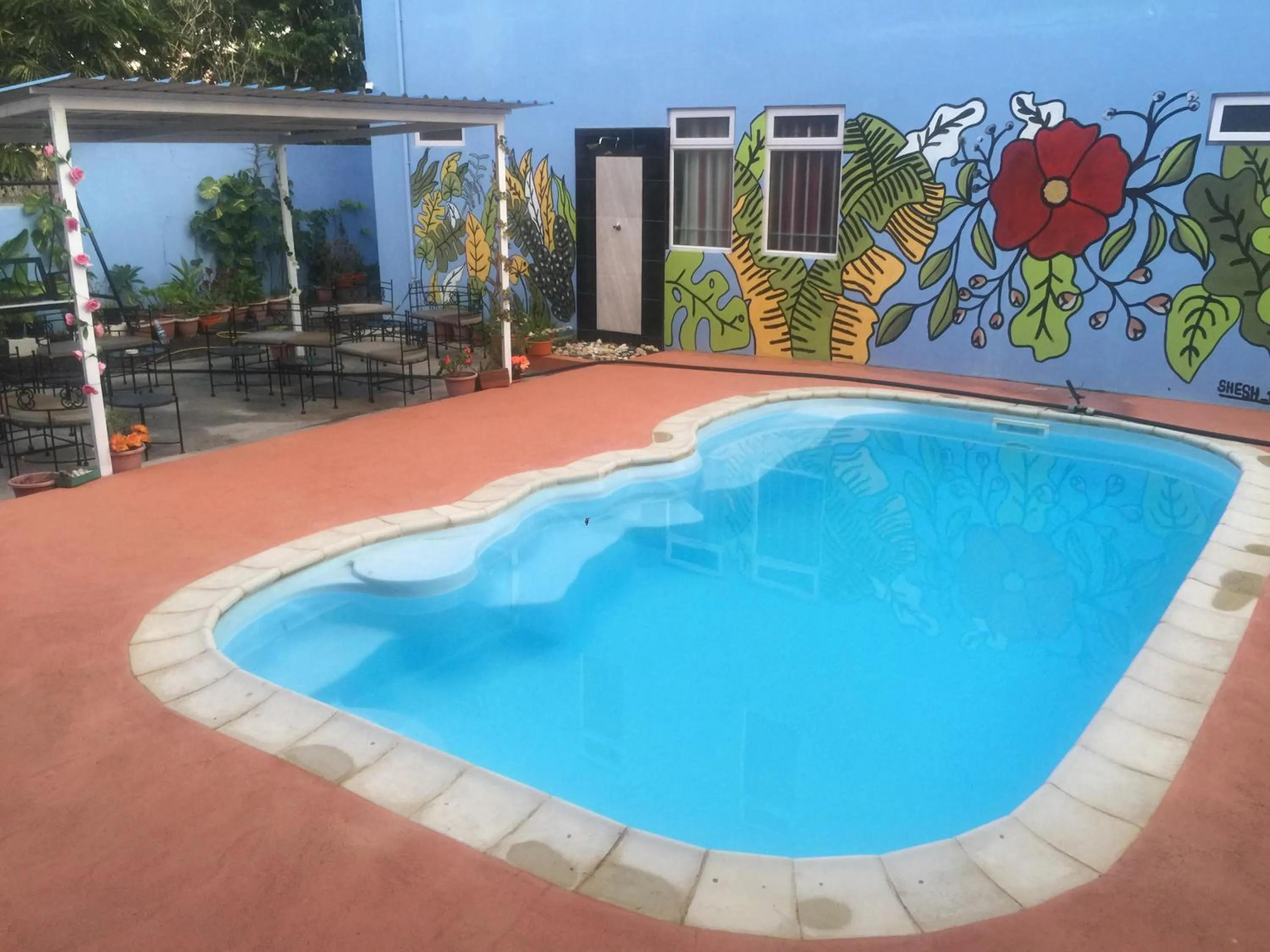 Swimming pool in Bob Apartments