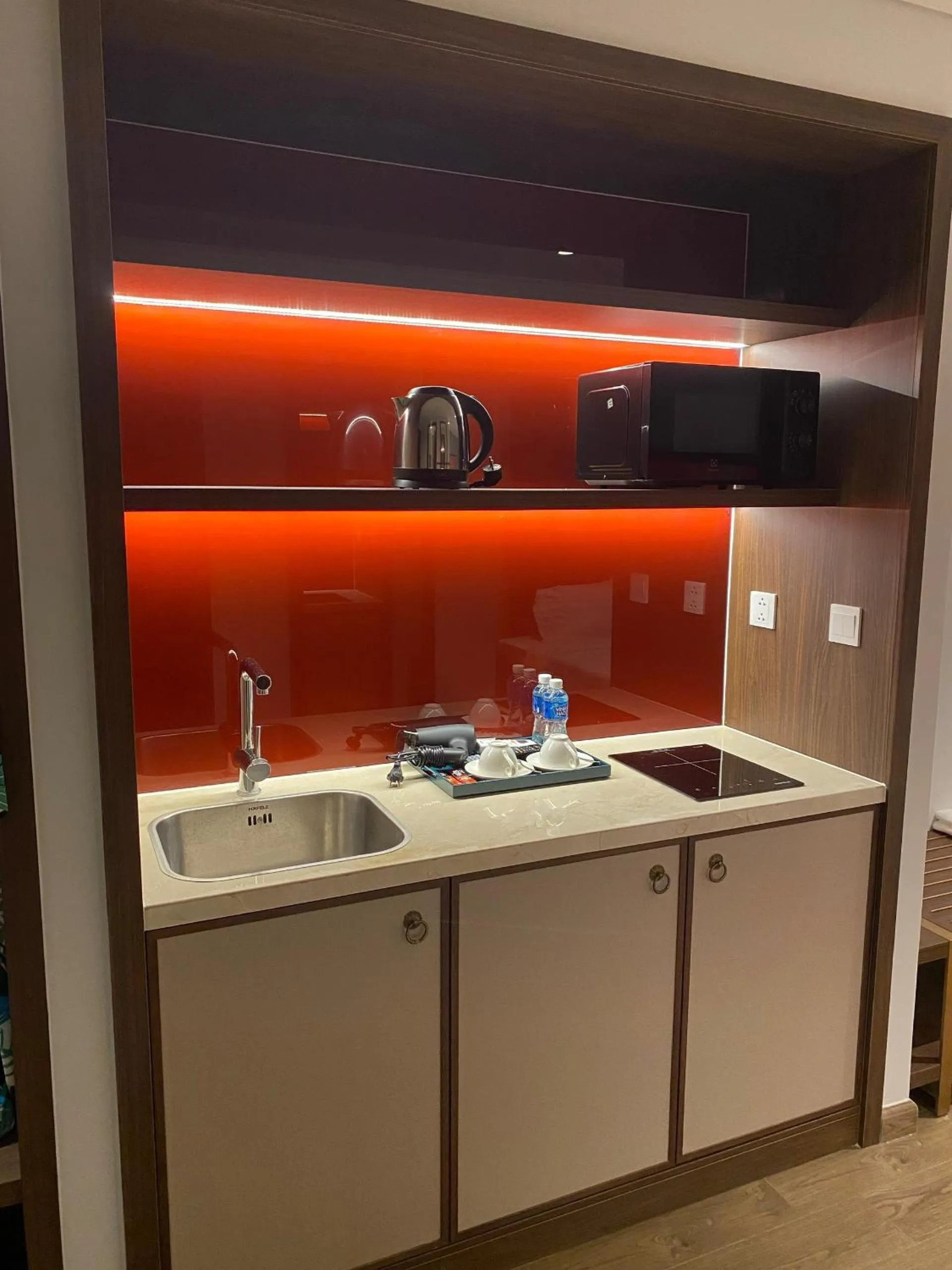 Communal kitchen in Apec Mandala Chambay Mũi Né