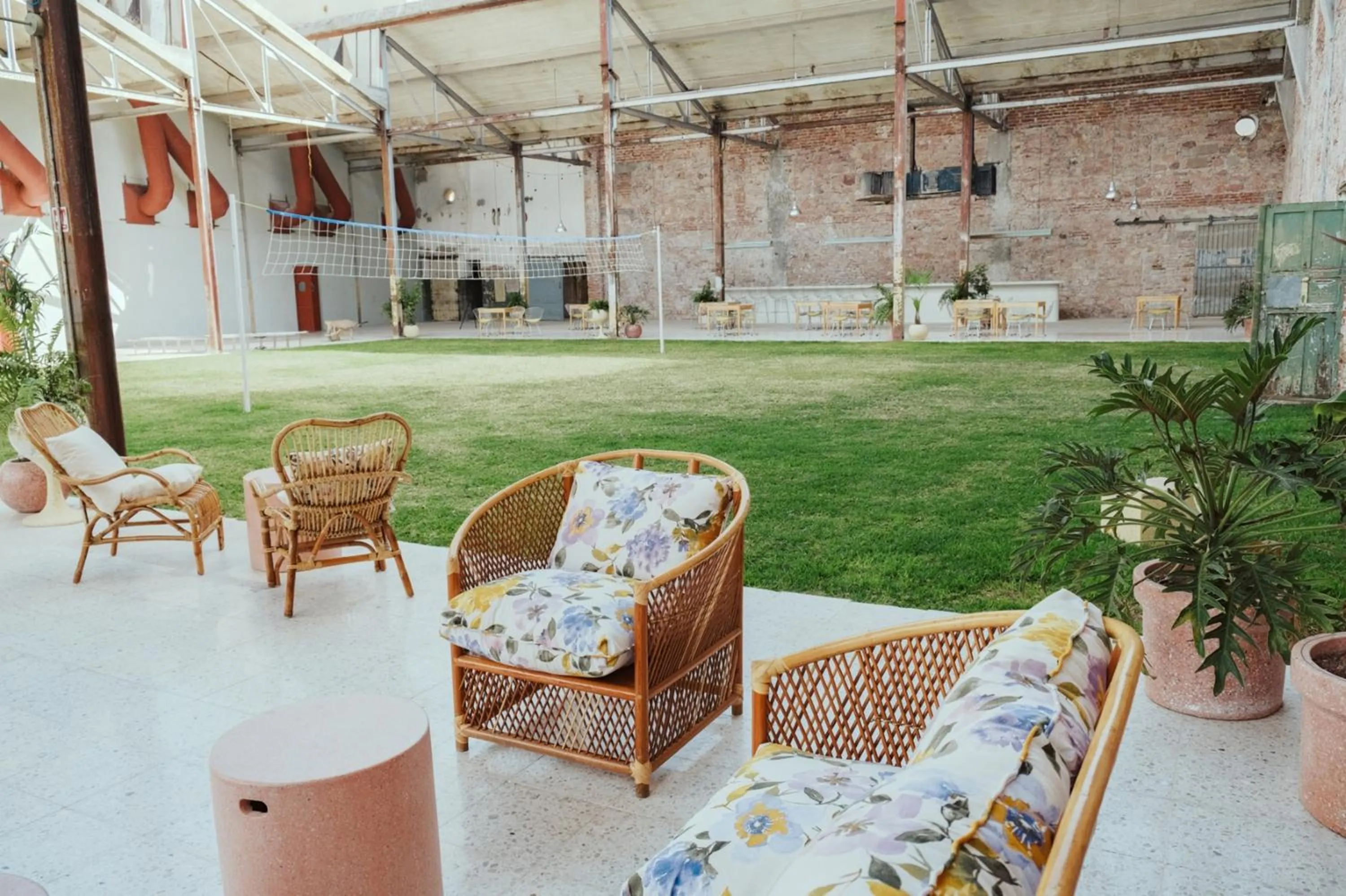 Patio in Hotel Hércules