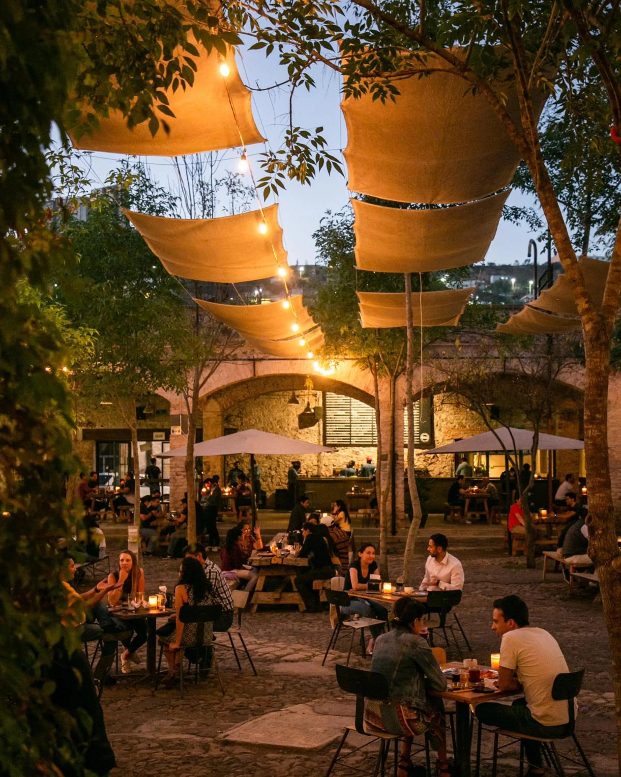 Patio in Hotel Hércules