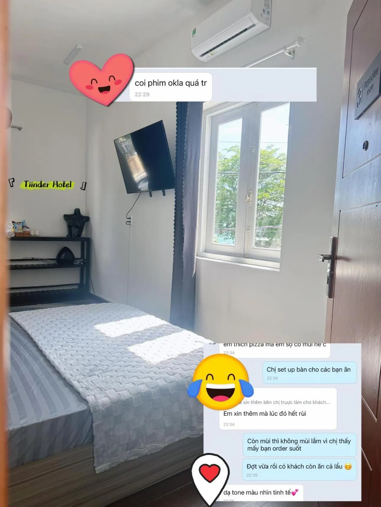 Bed in Tiinder Hotel