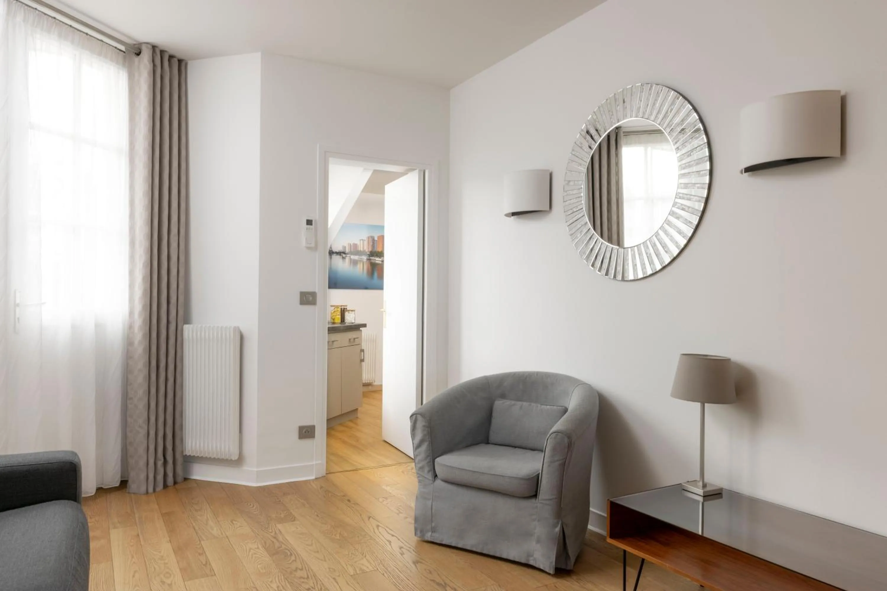 Living room in Résidence Charles Floquet