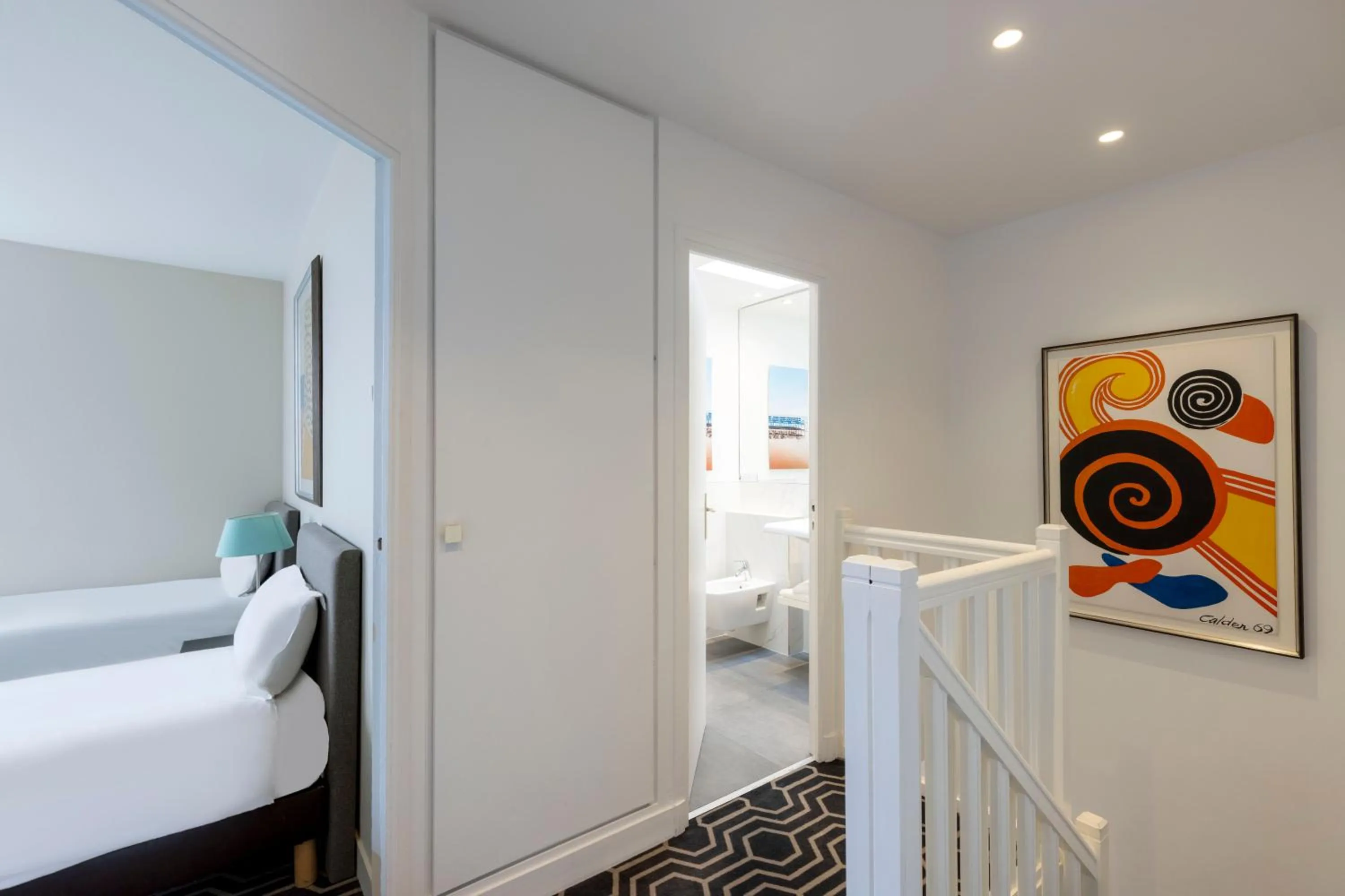 Bedroom, Bed in Résidence Charles Floquet