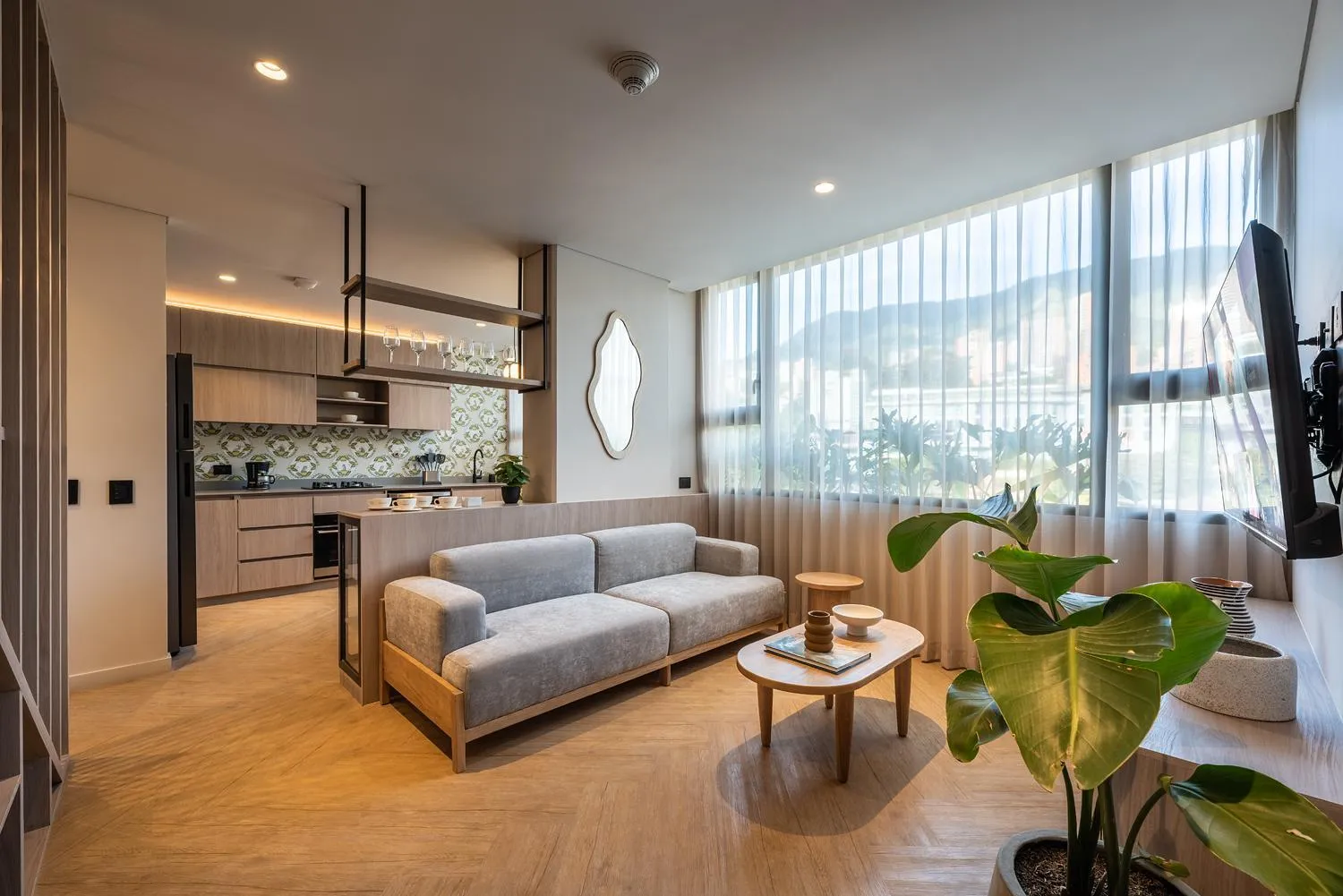 Living room in Nakúa Stay & Work Hotel