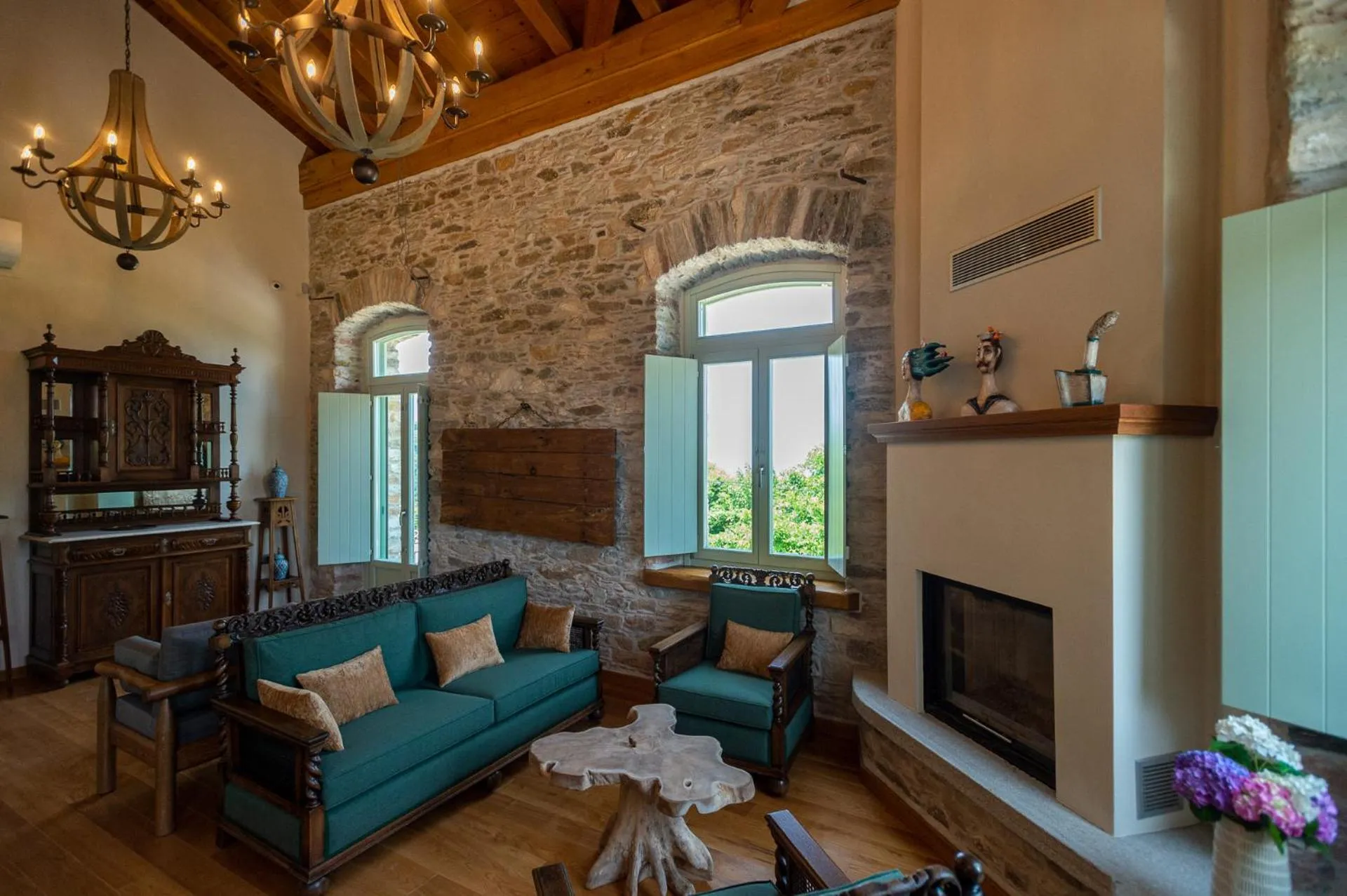 Living room in Nostos Country House