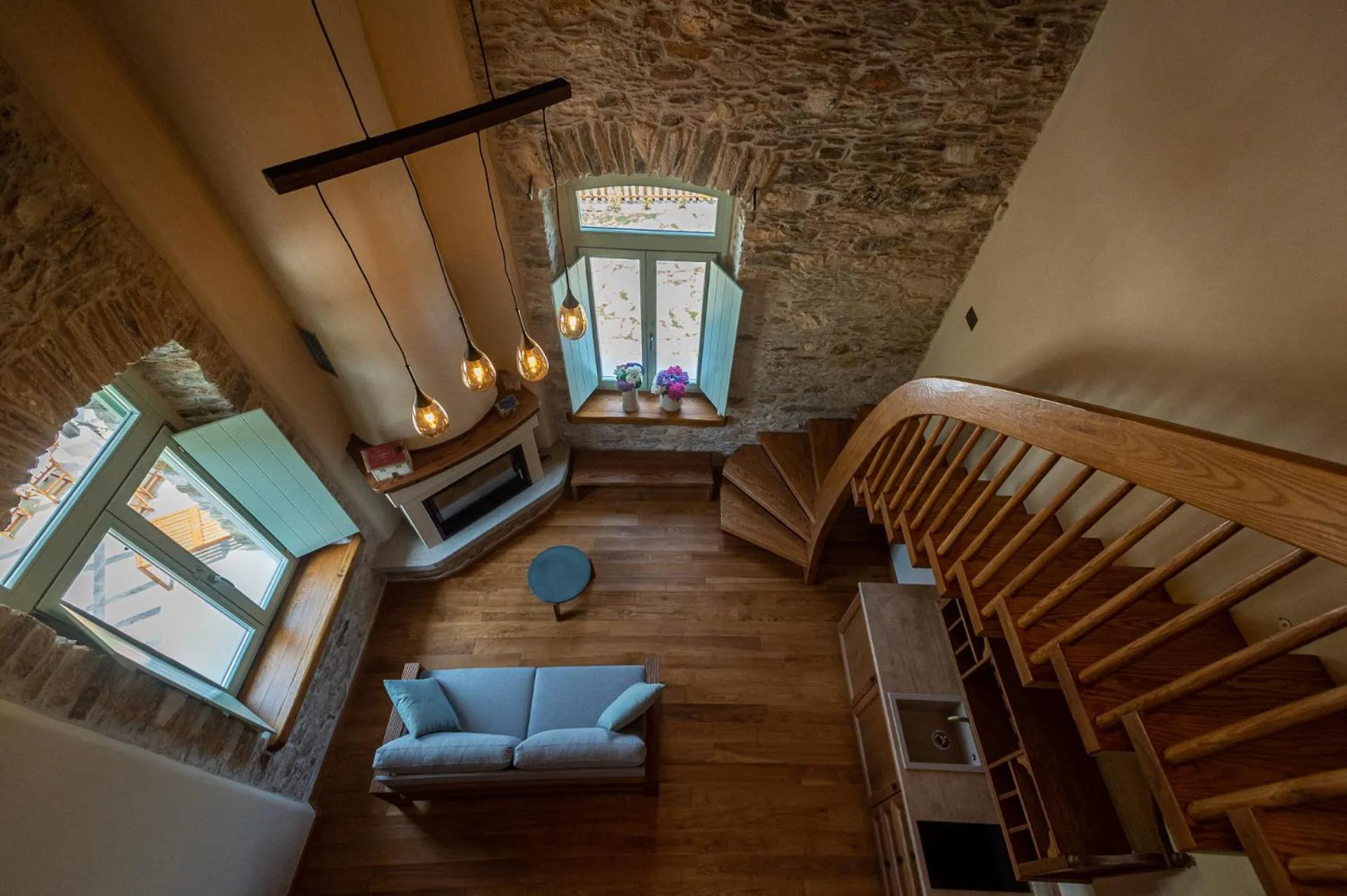 Living room in Nostos Country House