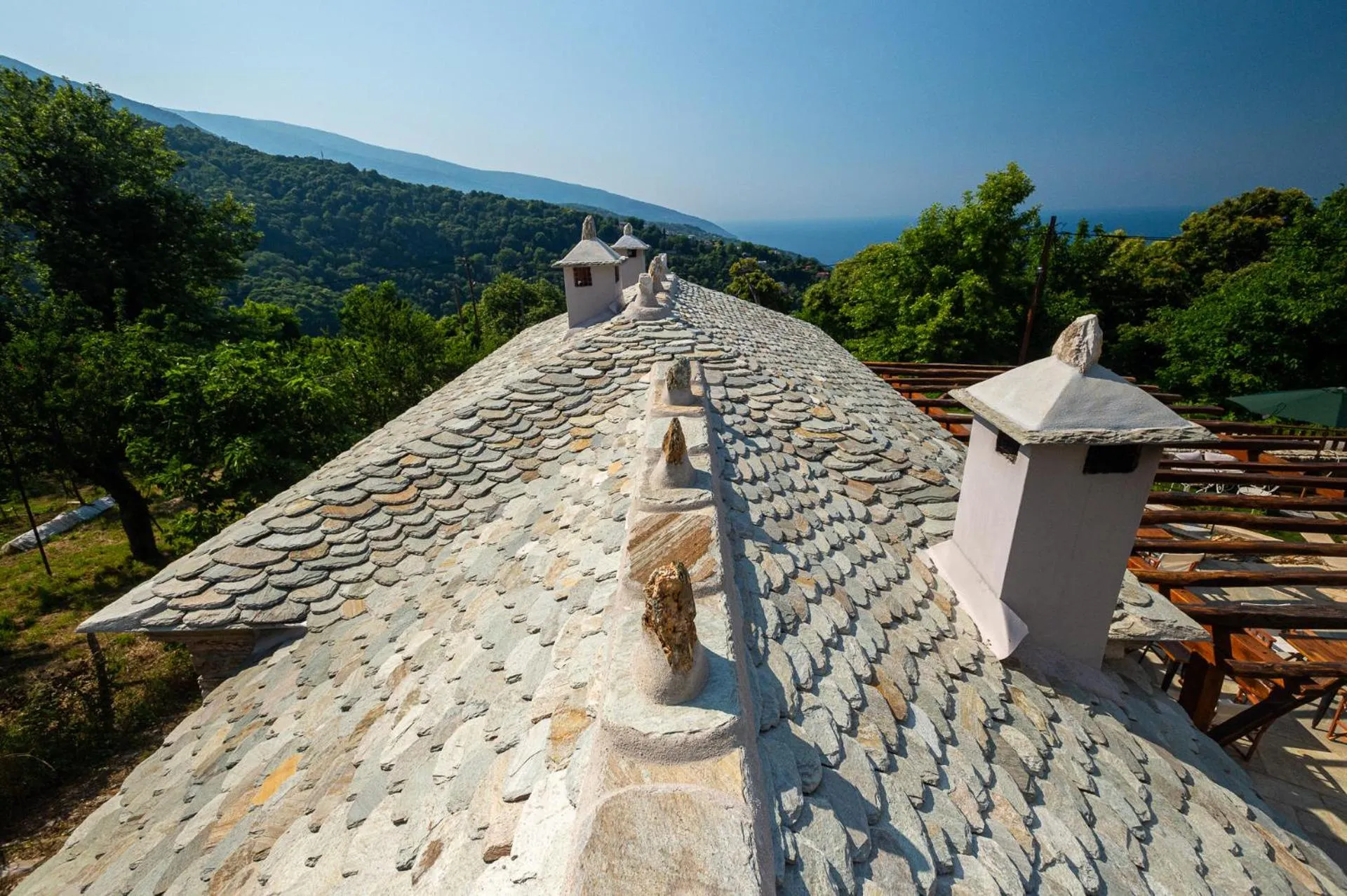 Natural landscape in Nostos Country House