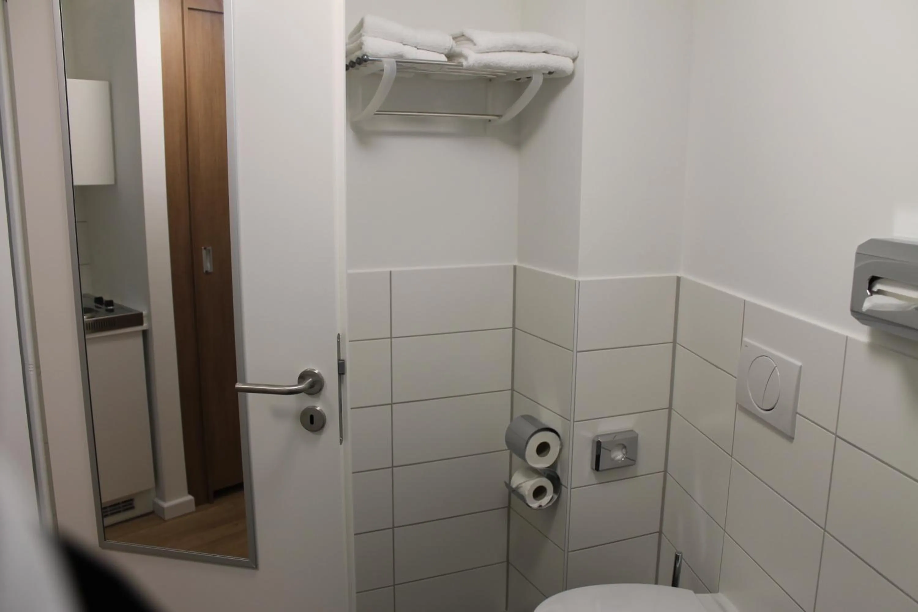 Bathroom in Apartment Hotel am Sand