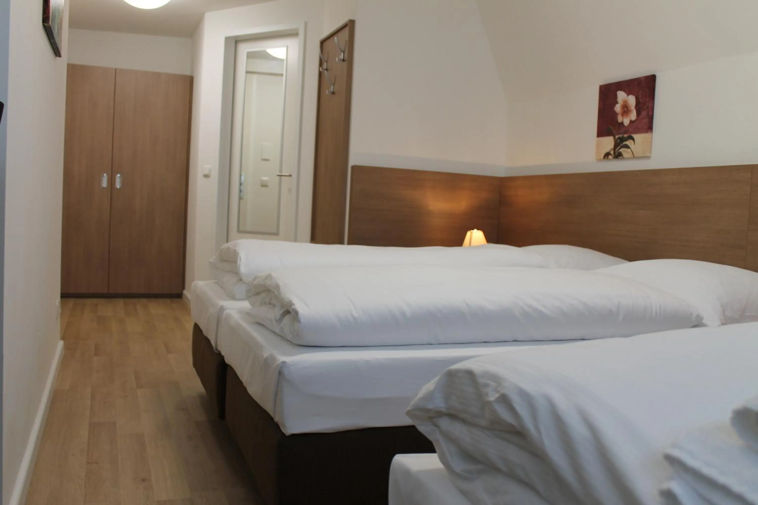 Bedroom, Bed in Apartment Hotel am Sand