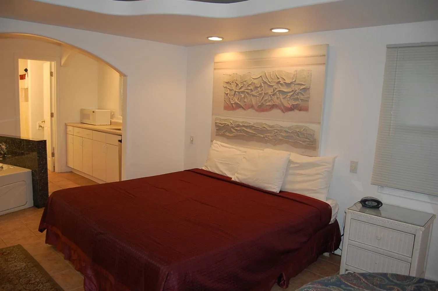 Bed in Point 1 Resort & Motel