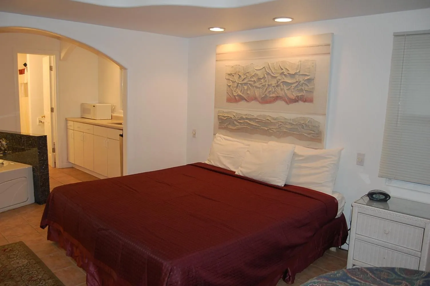 Bed in Point 1 Resort & Motel