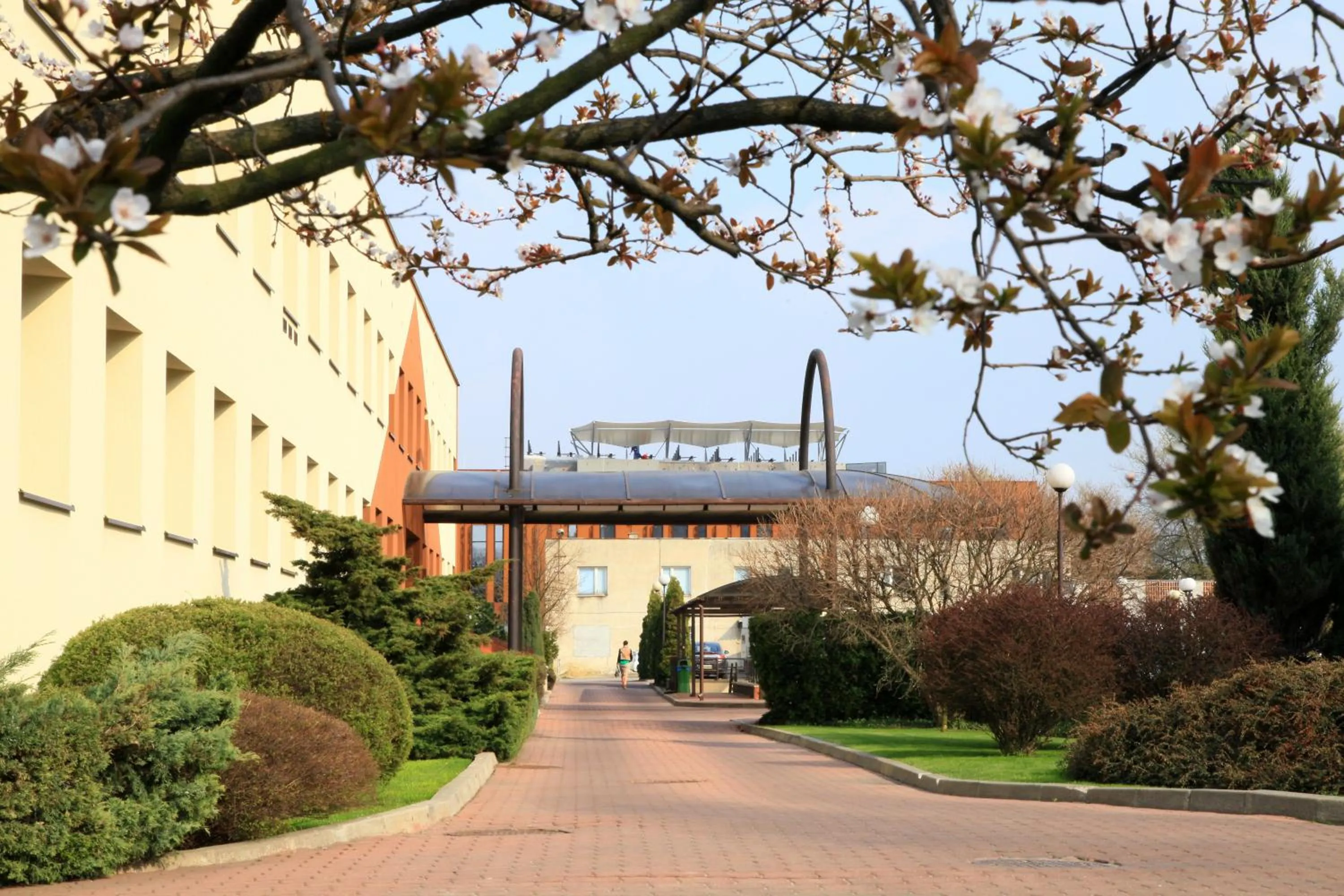 Facade/entrance in Centrum Konferencyjne IBIB PAN