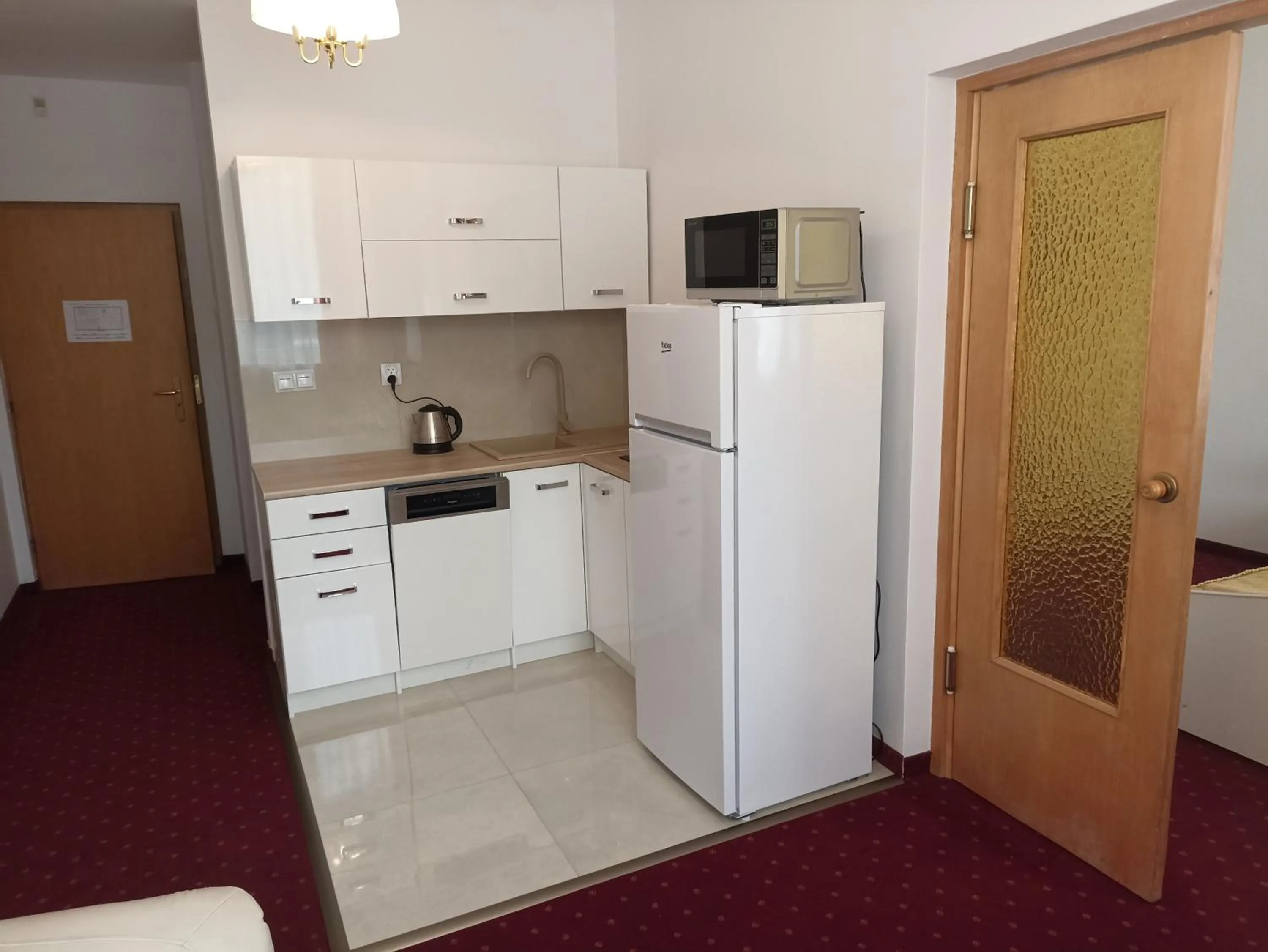 Kitchen or kitchenette in Centrum Konferencyjne IBIB PAN