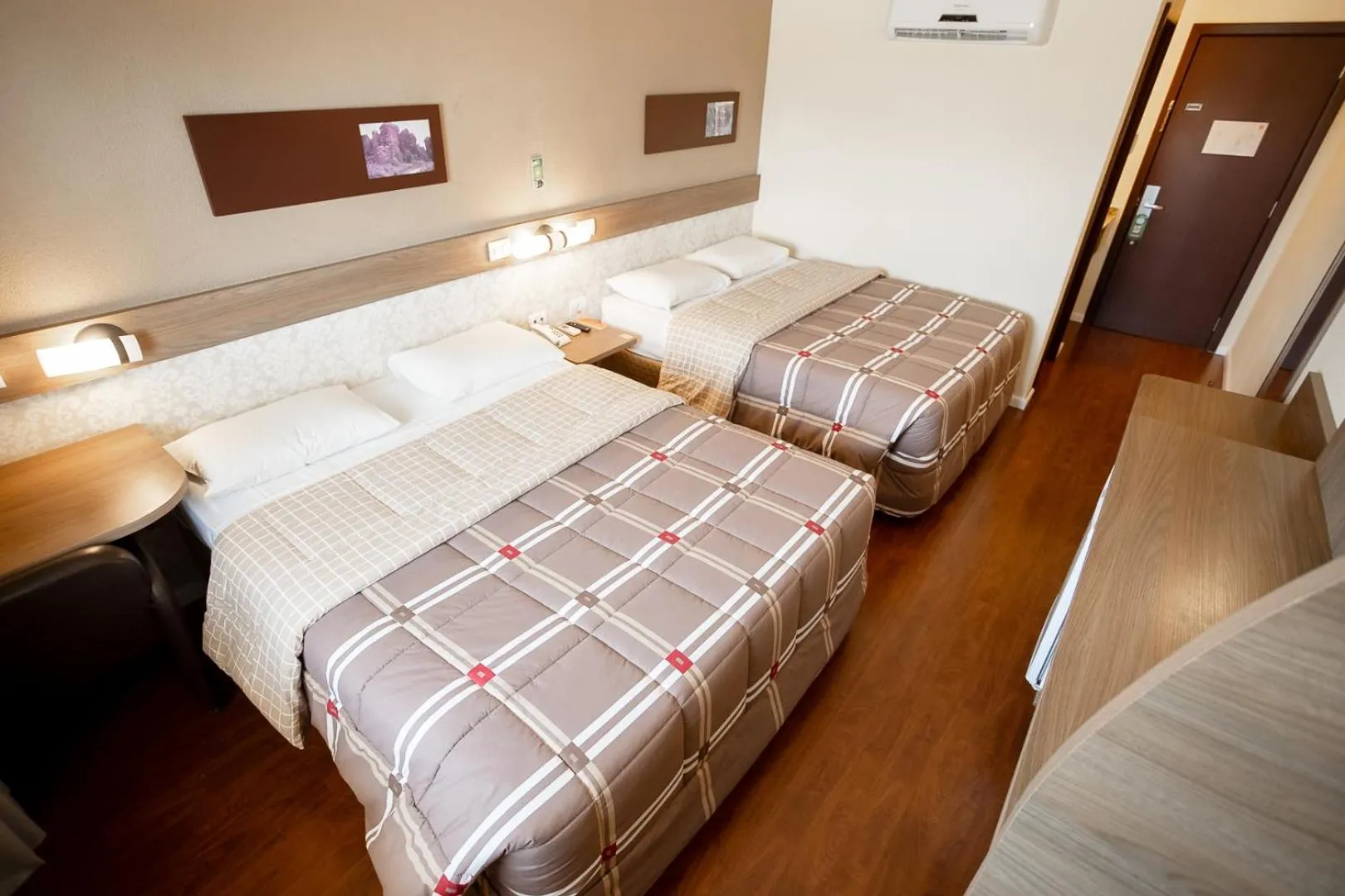 Bed in Hotel 10 Ponta Grossa