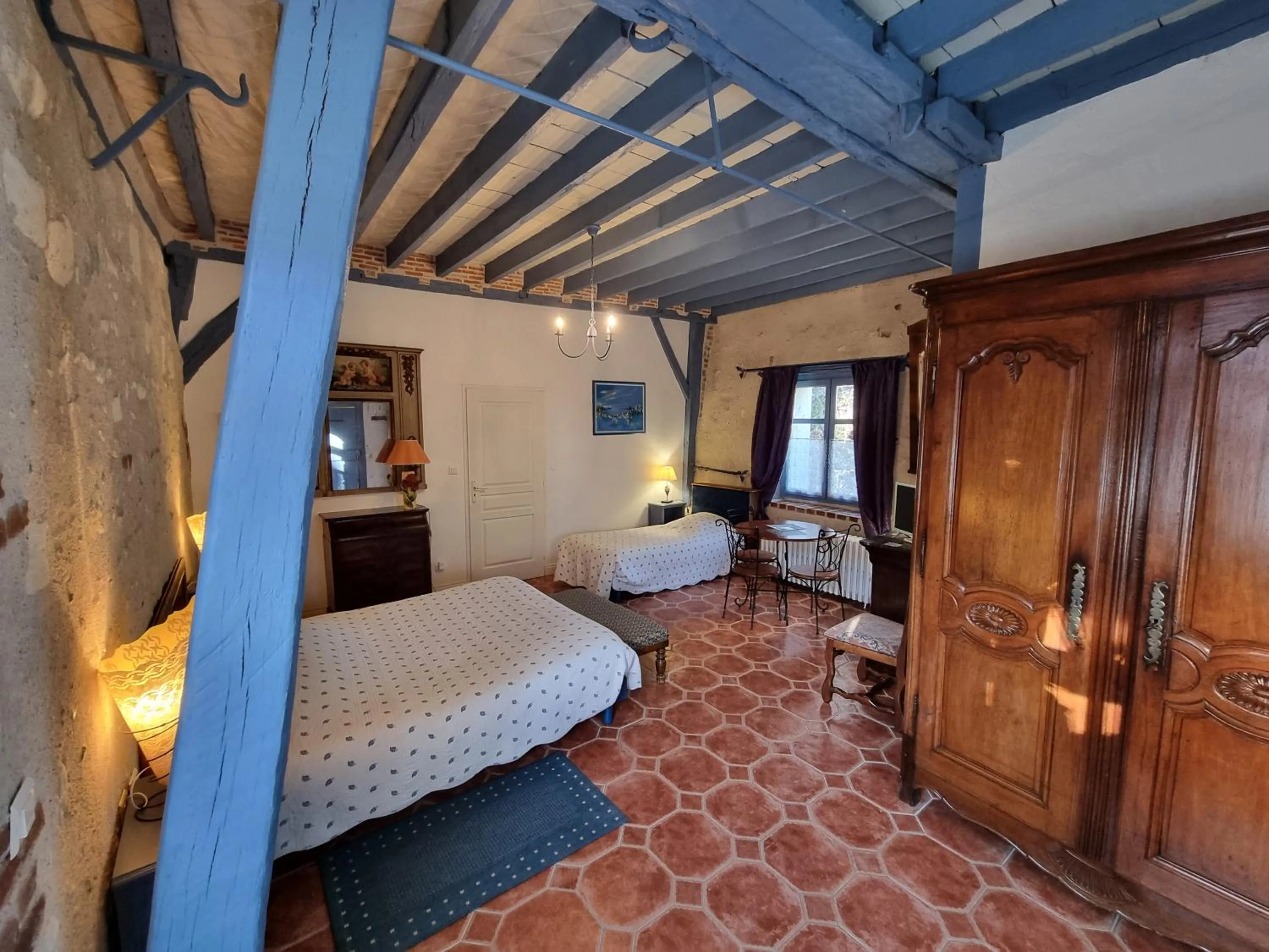 Bedroom, Bed in Manoir de la Maison Blanche
