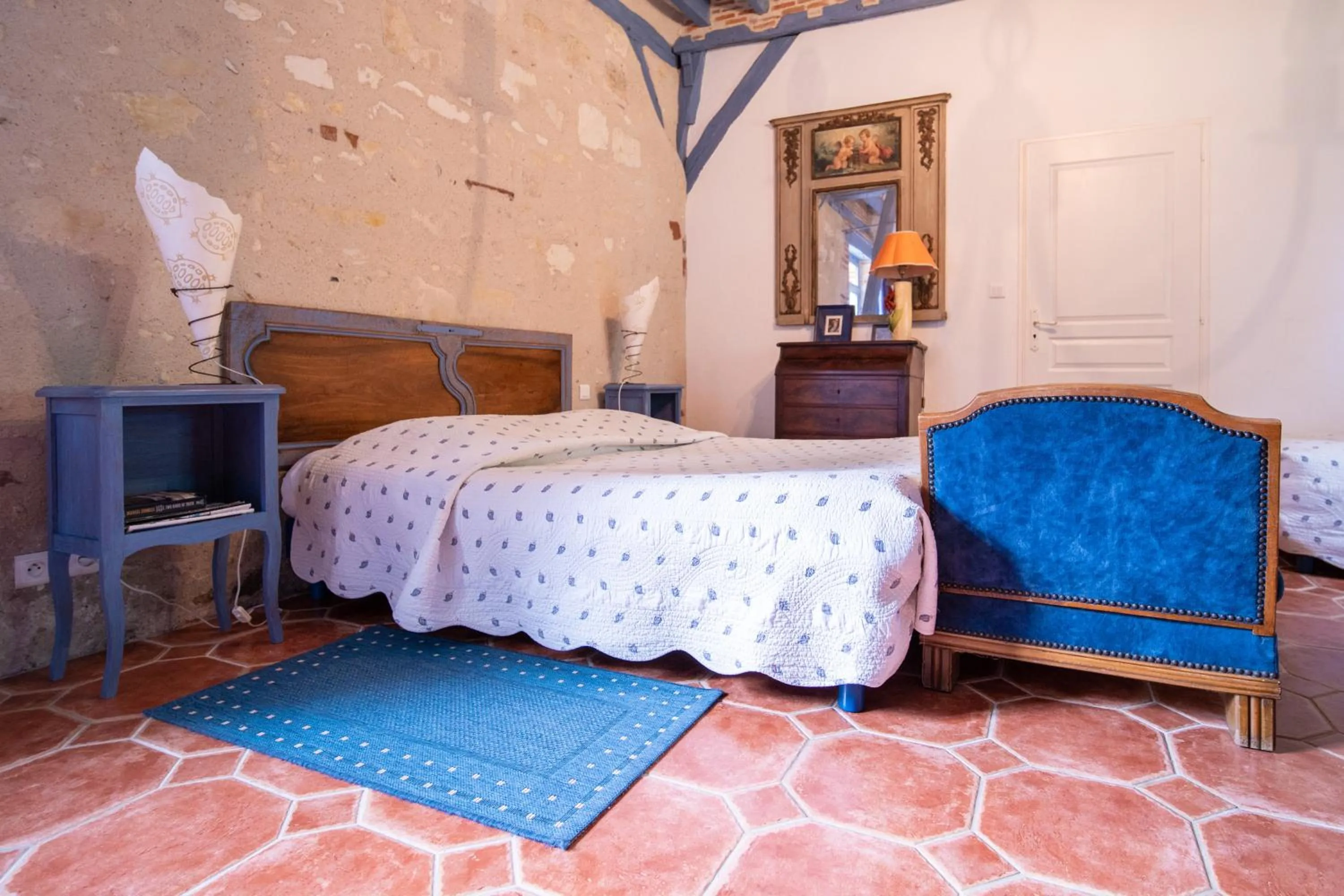 Bedroom, Bed in Manoir de la Maison Blanche