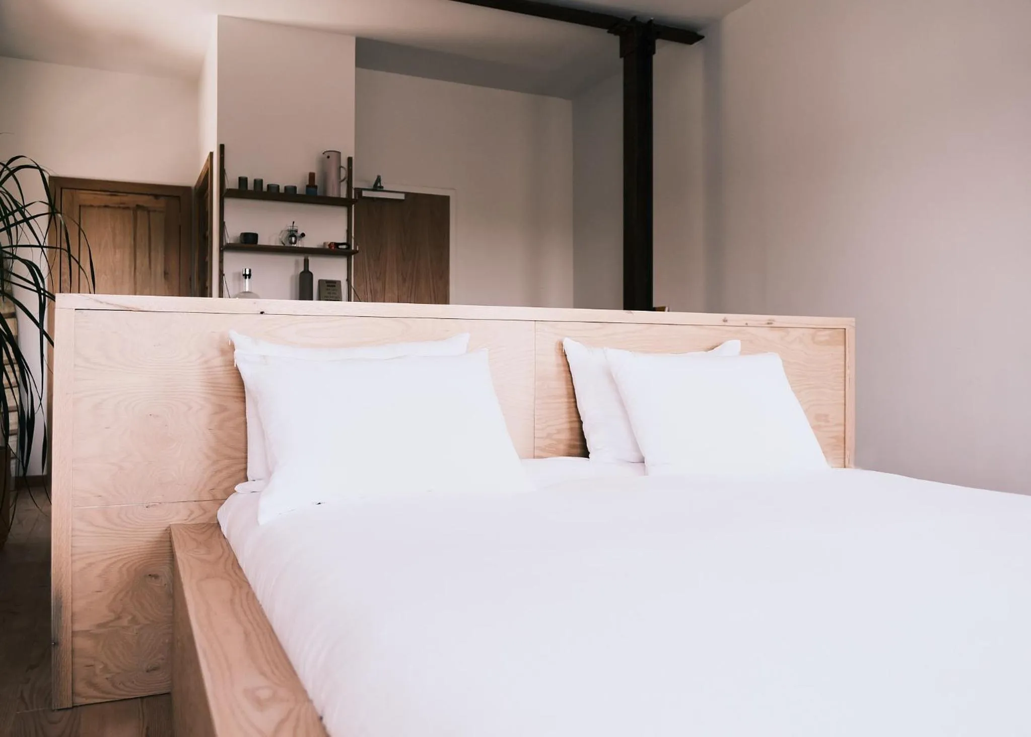 Bed in guesthouse by good neighbor