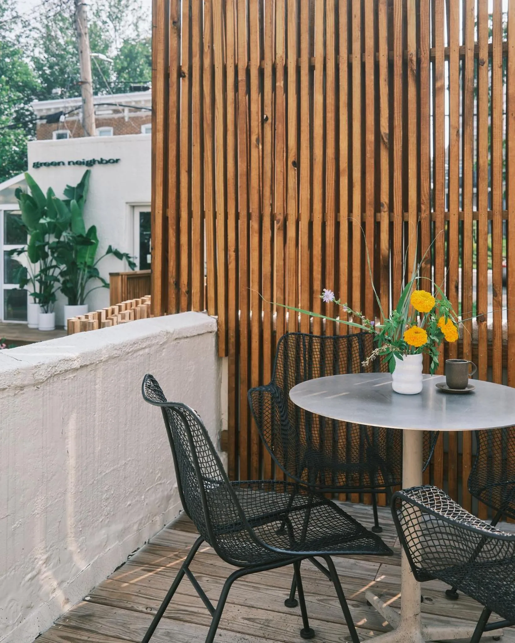 Balcony/Terrace in guesthouse by good neighbor