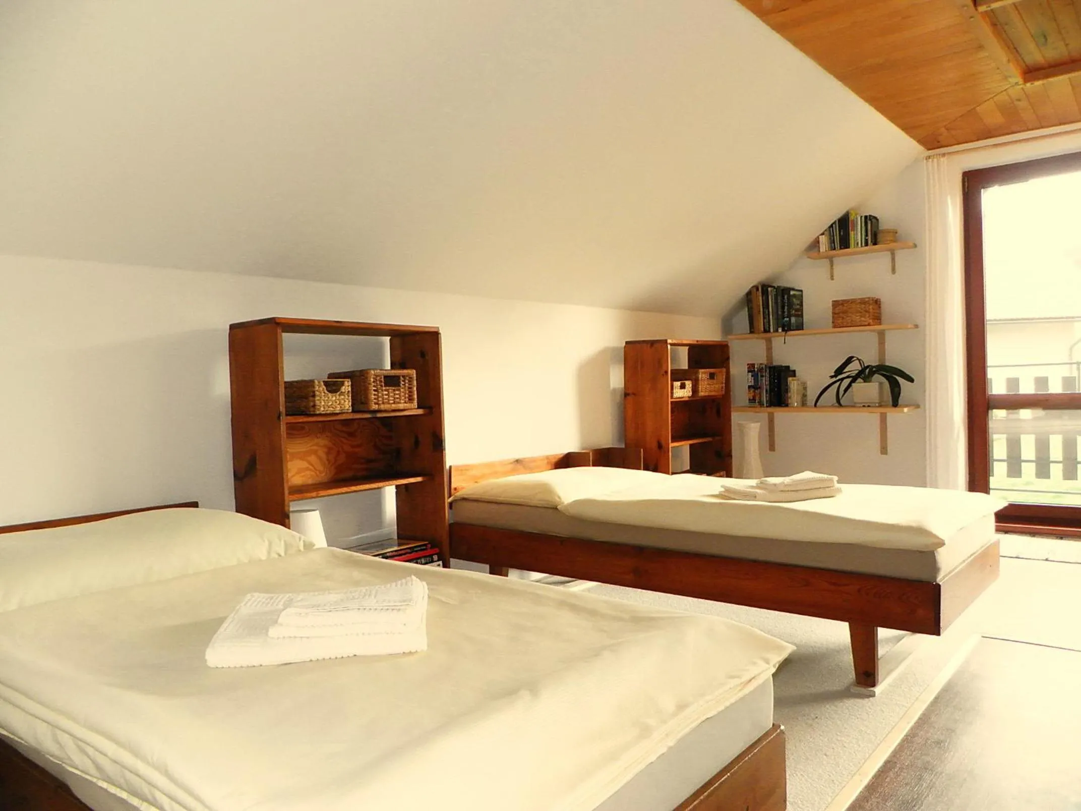 Living room, Bed in Penzion Bor