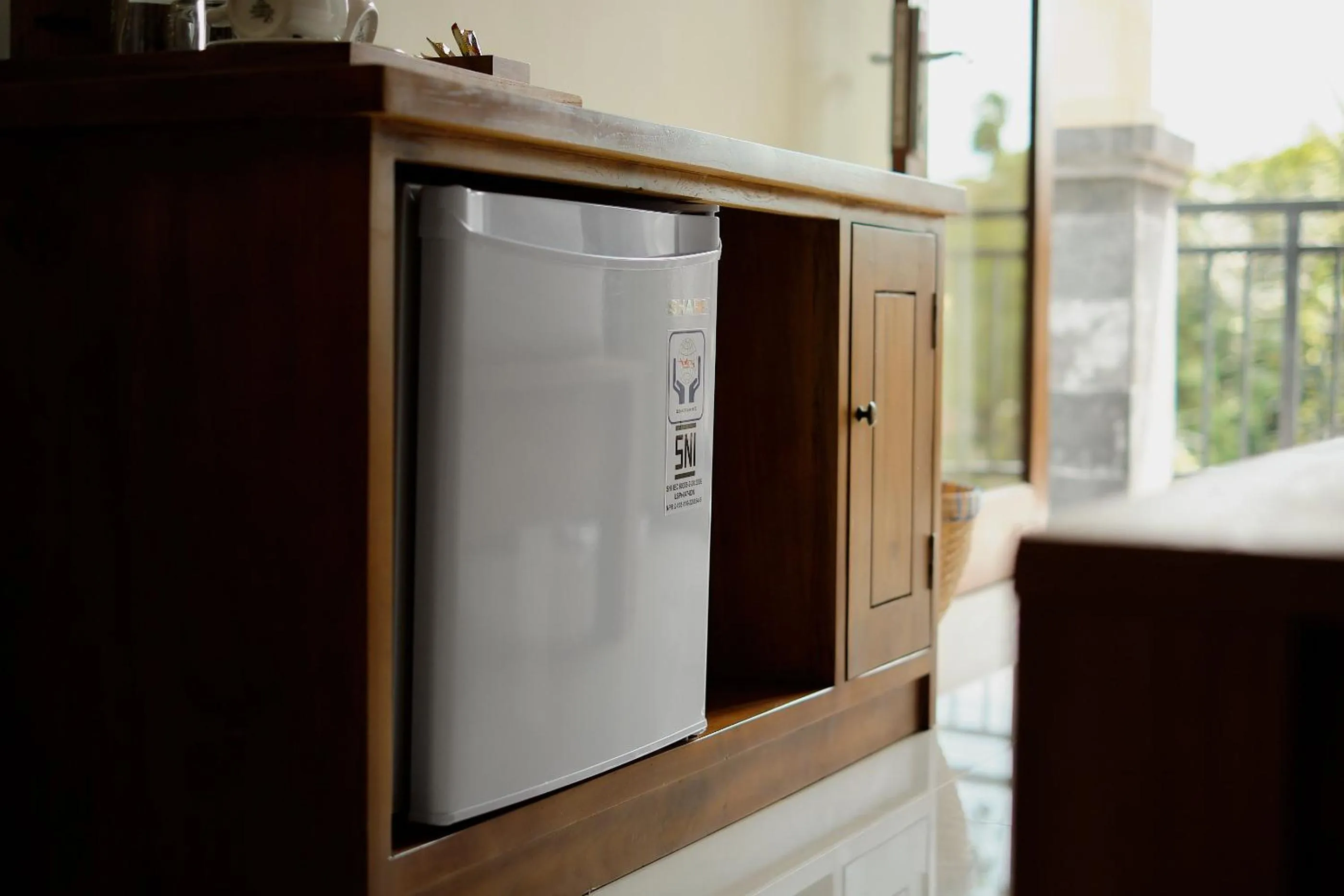 minibar in Tigata Ubud Cottage