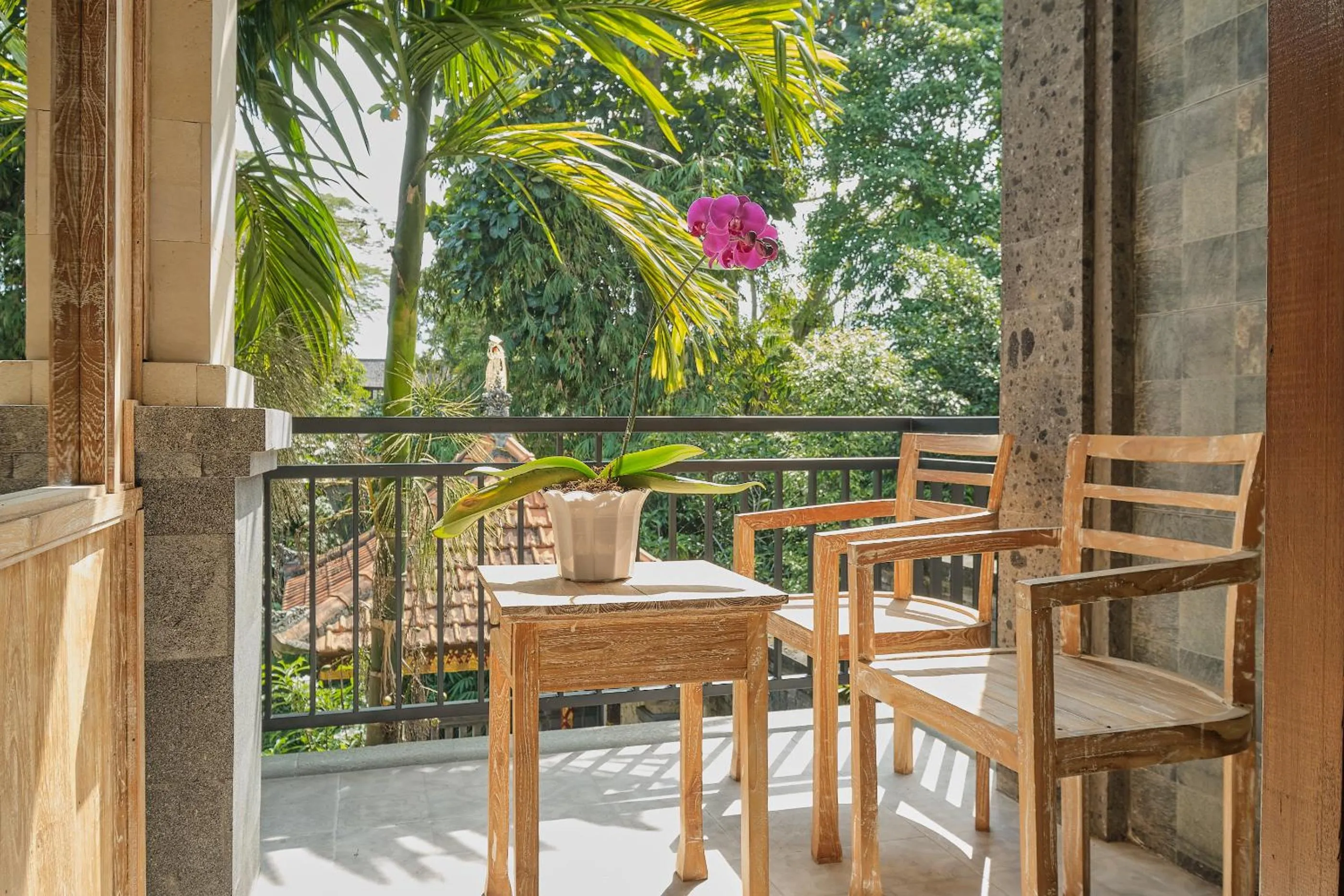 Balcony/Terrace in Tigata Ubud Cottage