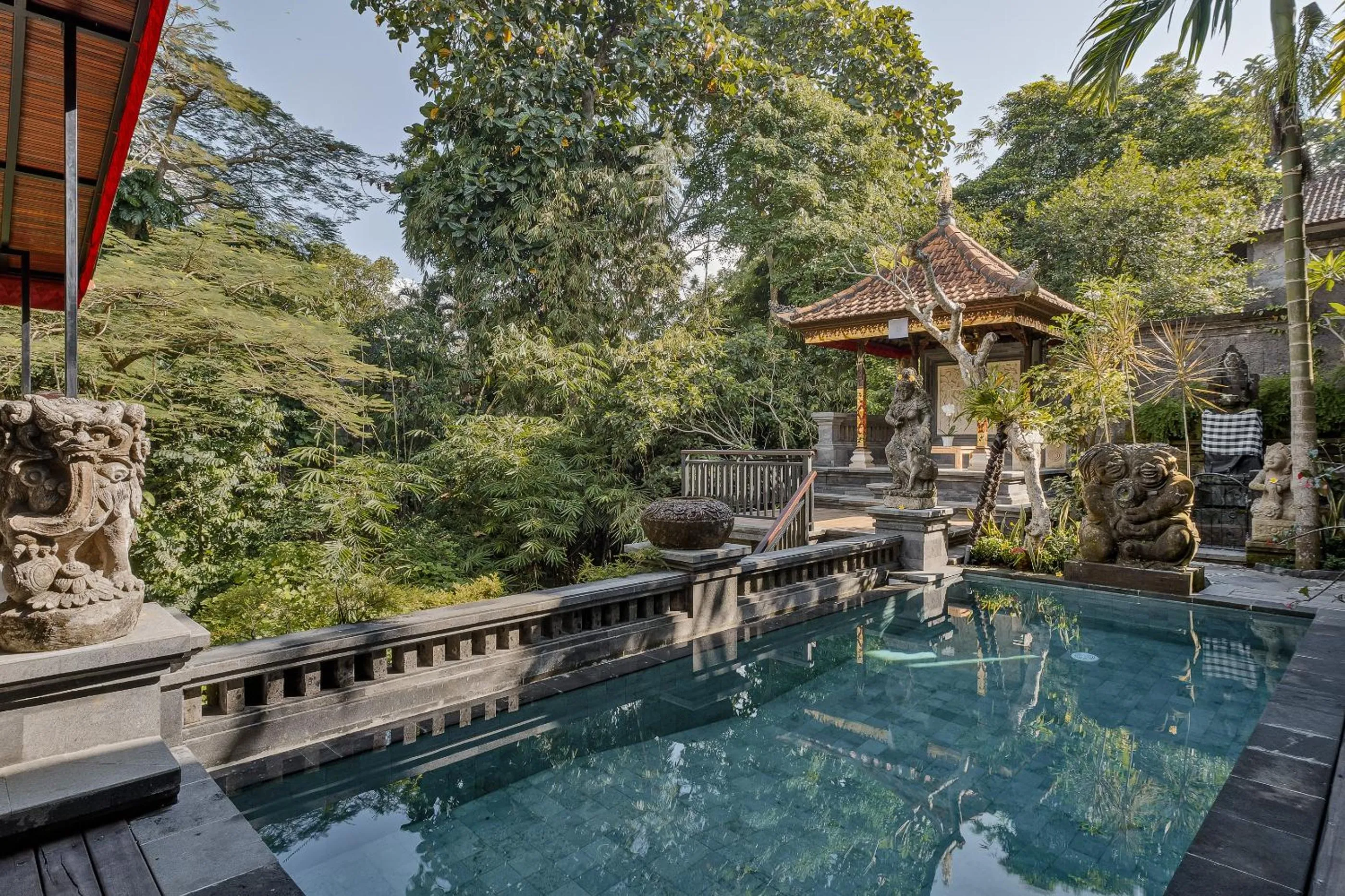 Patio in Tigata Ubud Cottage