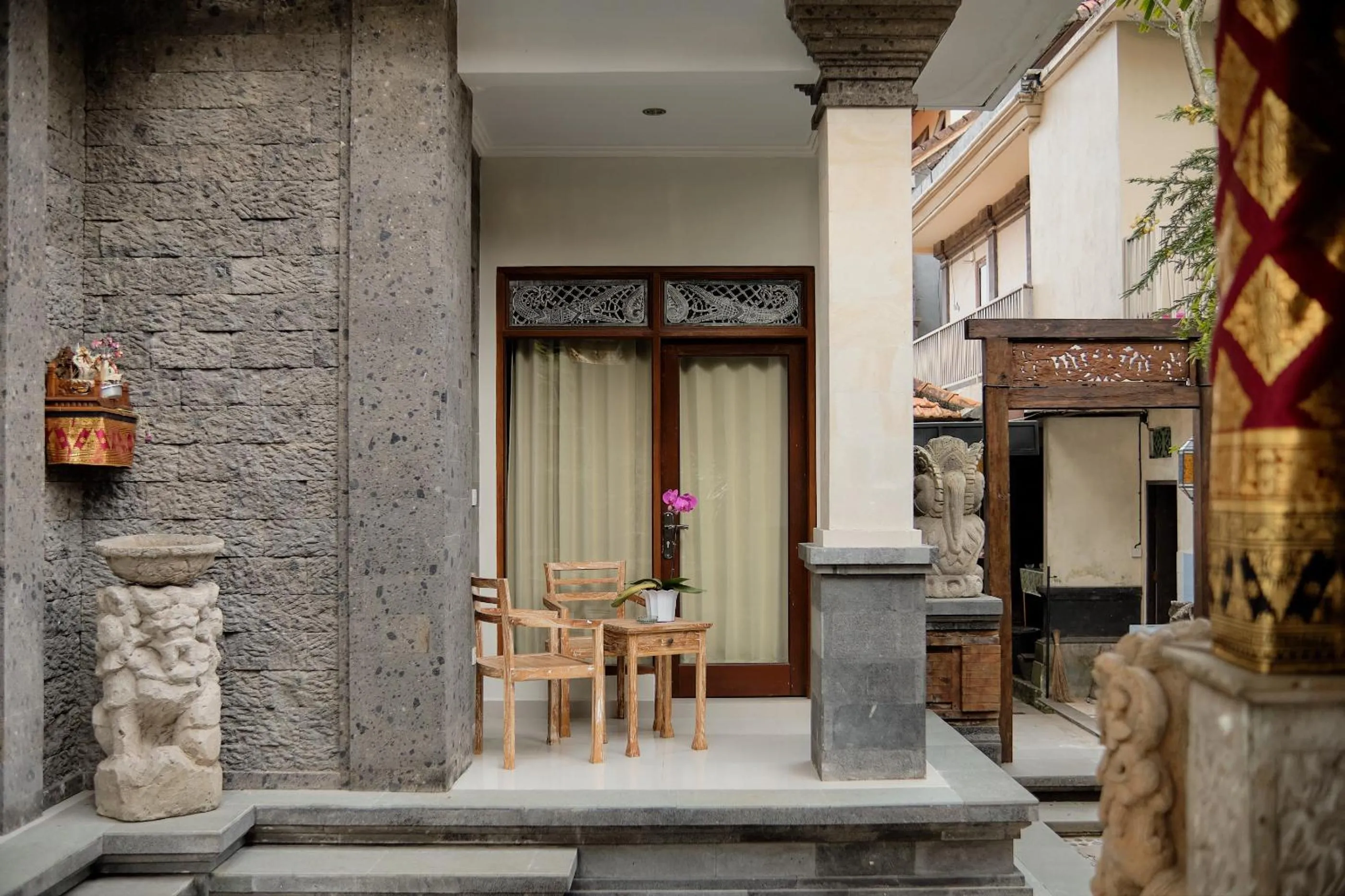 Patio in Tigata Ubud Cottage