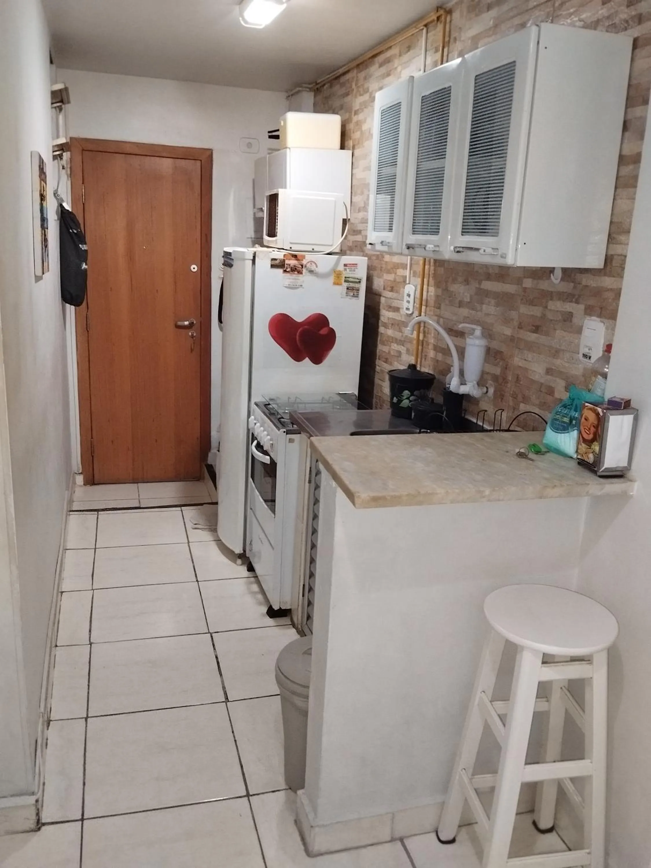 Kitchen or kitchenette in Studio Rio de Janeiro