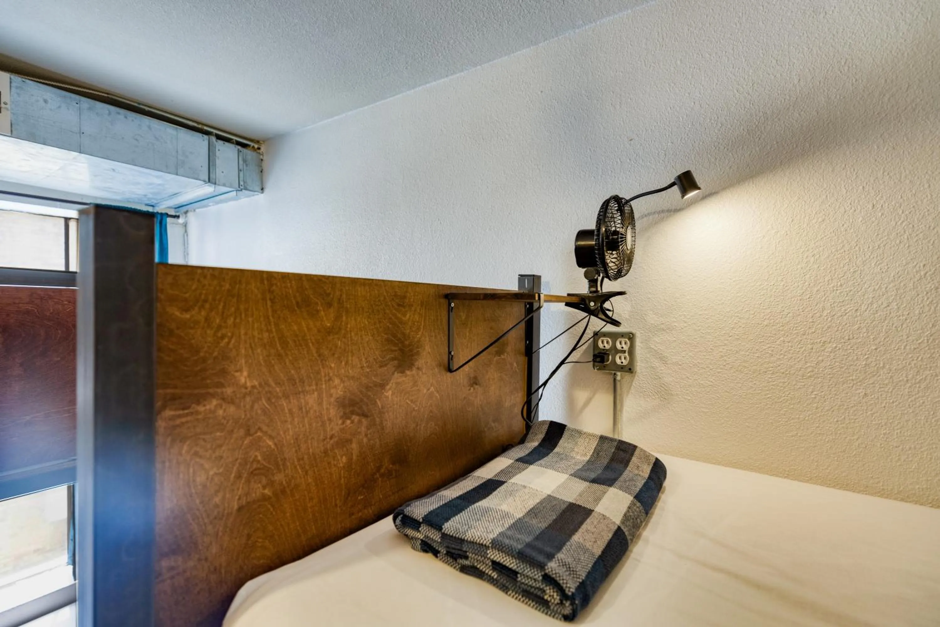 bunk bed, Bed in Firehouse Hostel