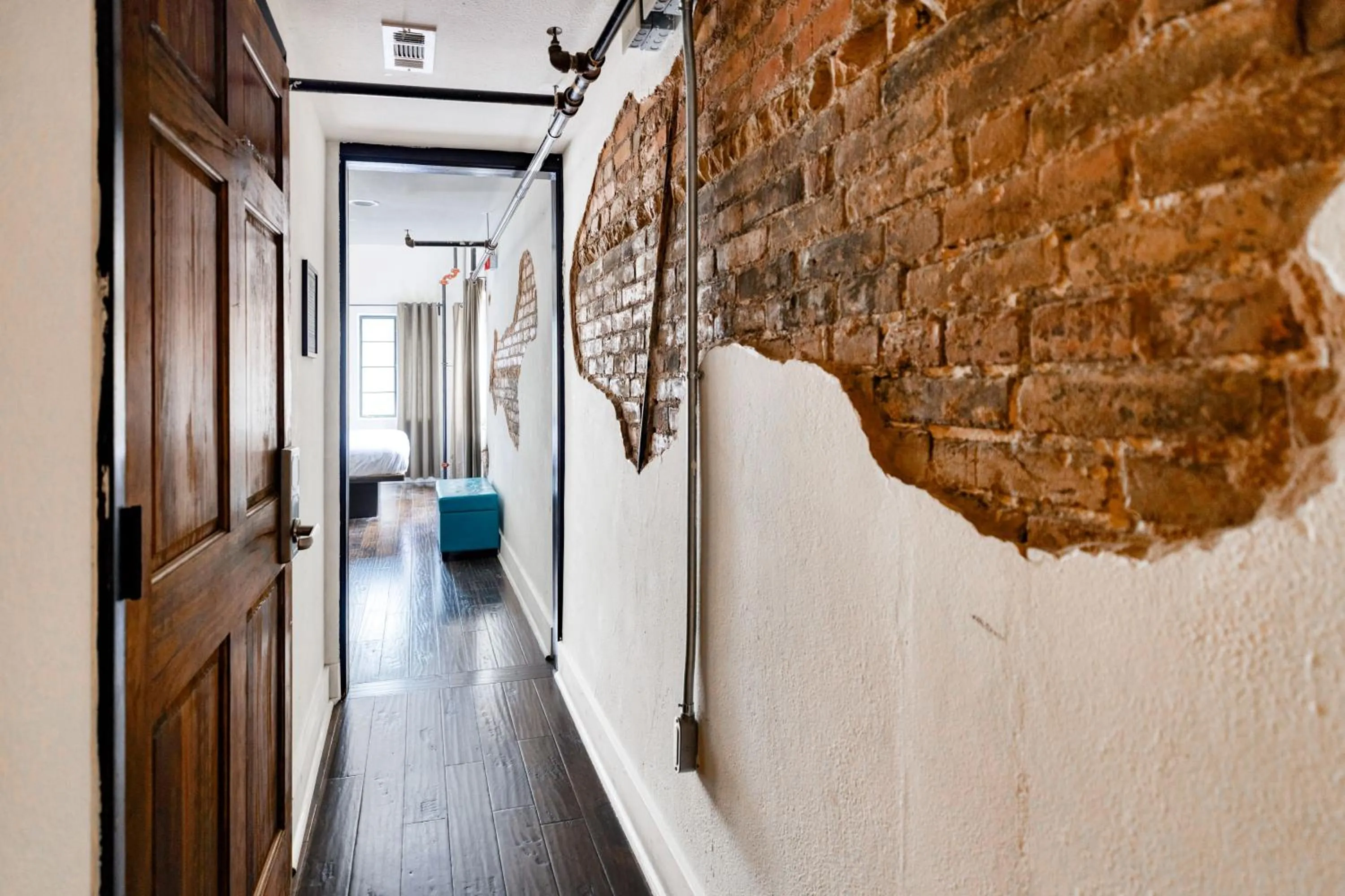 Bedroom in Firehouse Hostel