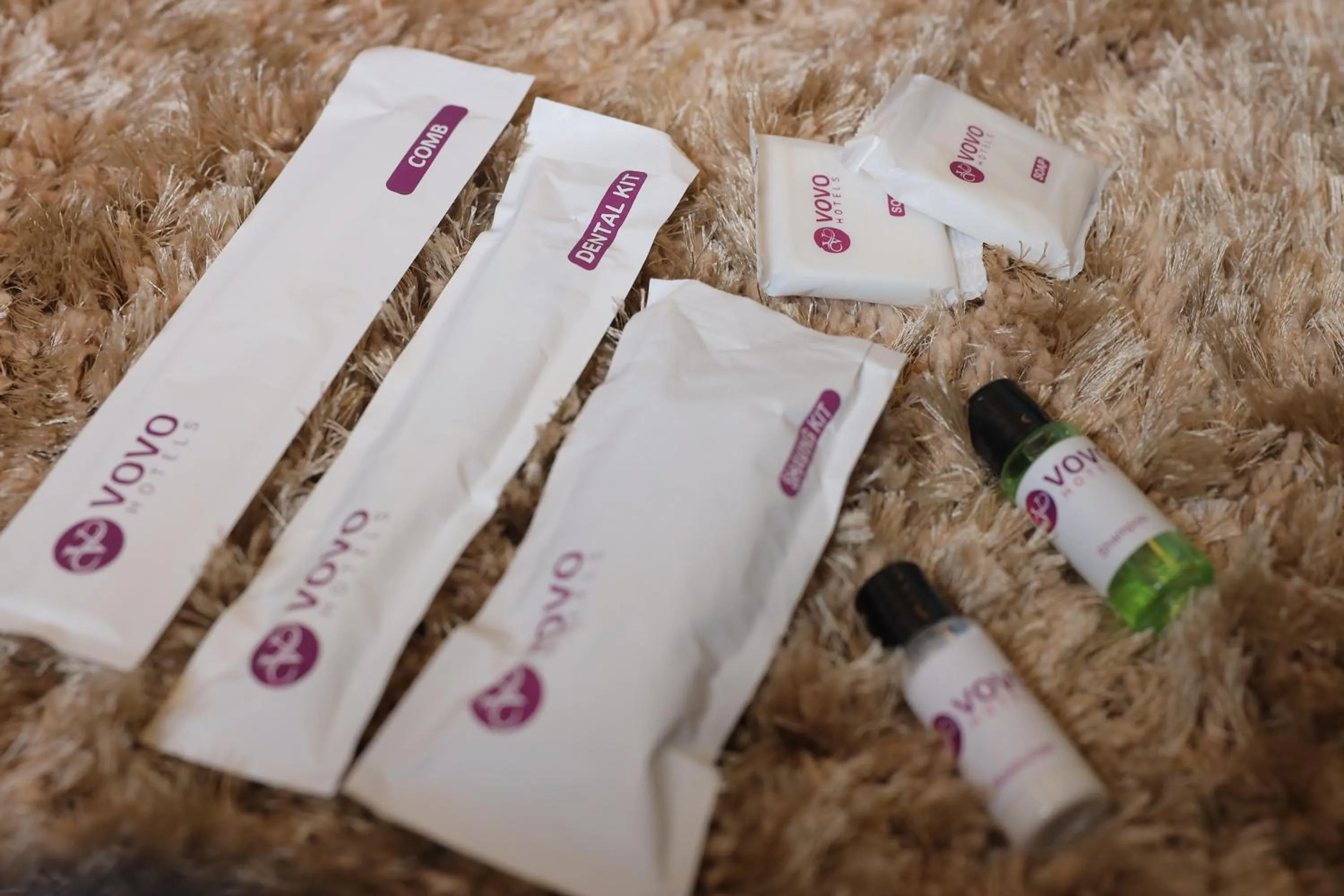 Text overlay in VOVO PREMIER HOTEL