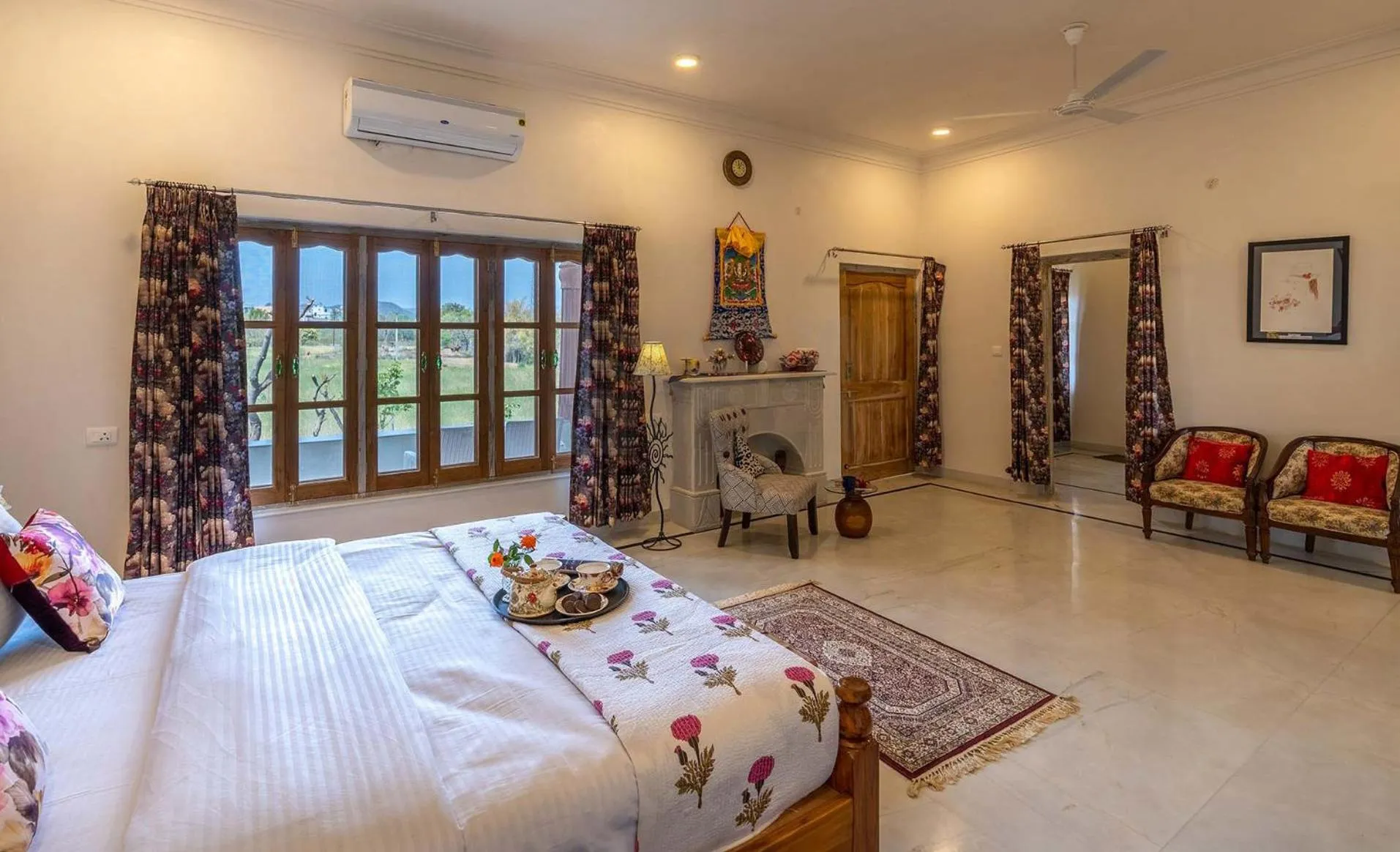 Bed in Castle Oodeypore A Boutique stay Udaipur