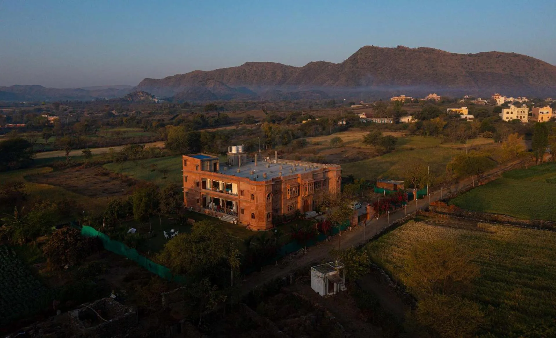 Bird's eye view in Castle Oodeypore A Boutique stay Udaipur