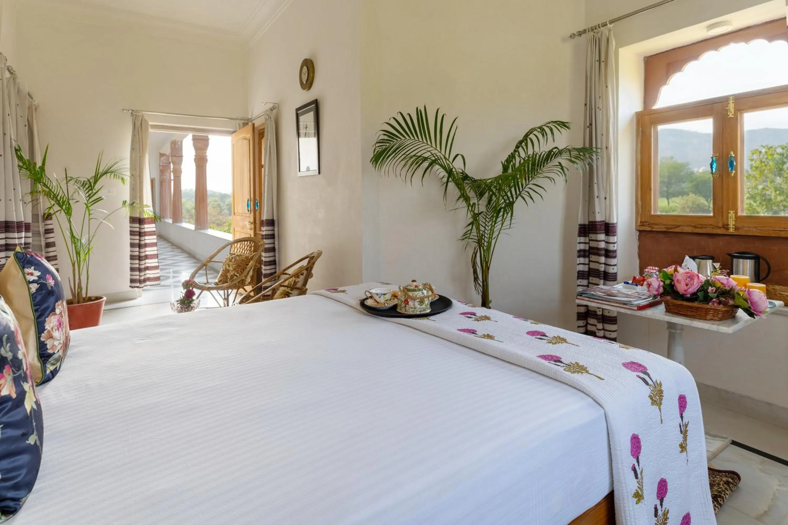 Bed in Castle Oodeypore A Boutique stay Udaipur
