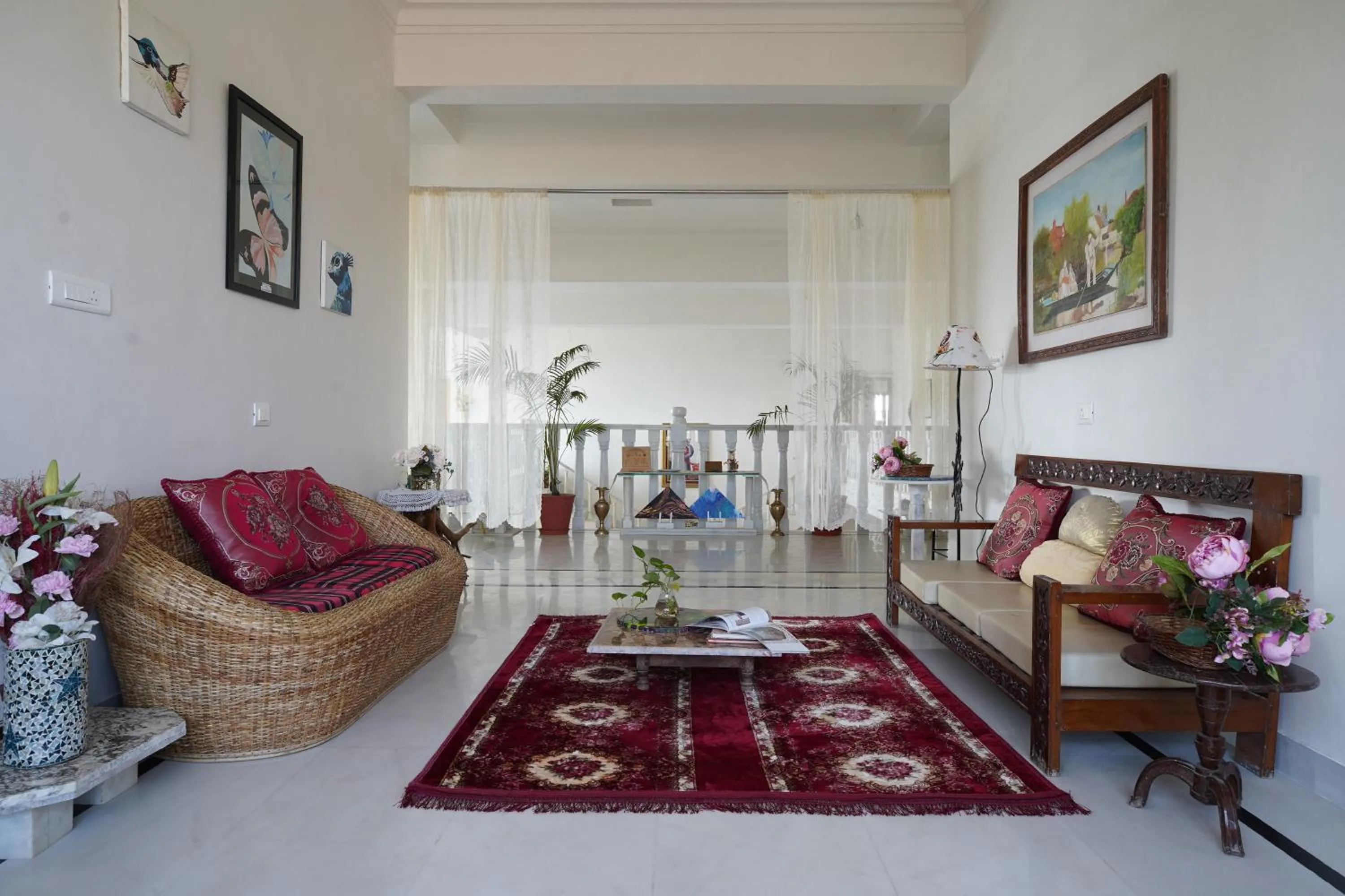 Seating area in Castle Oodeypore A Boutique stay Udaipur