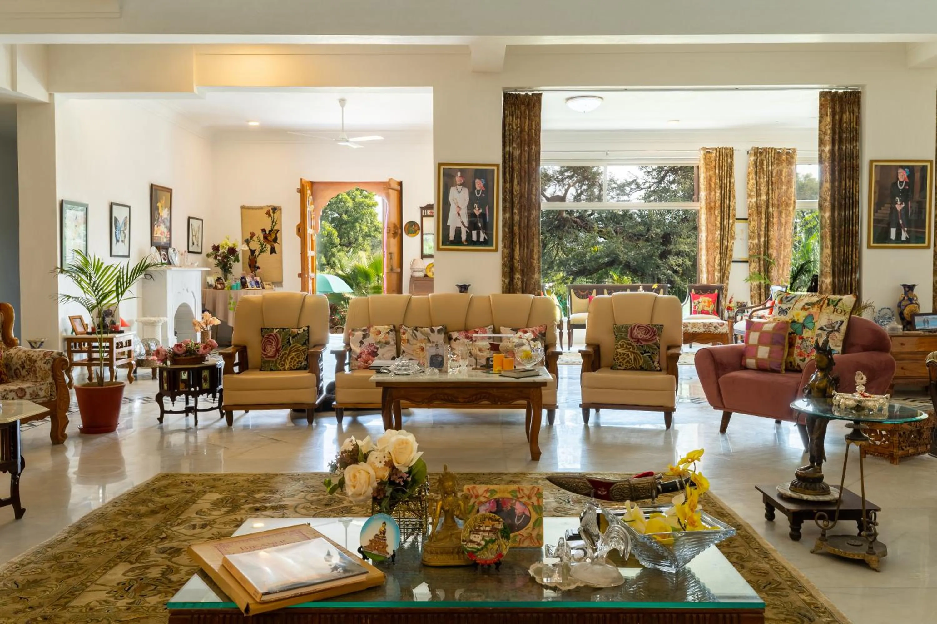 Living room in Castle Oodeypore A Boutique stay Udaipur