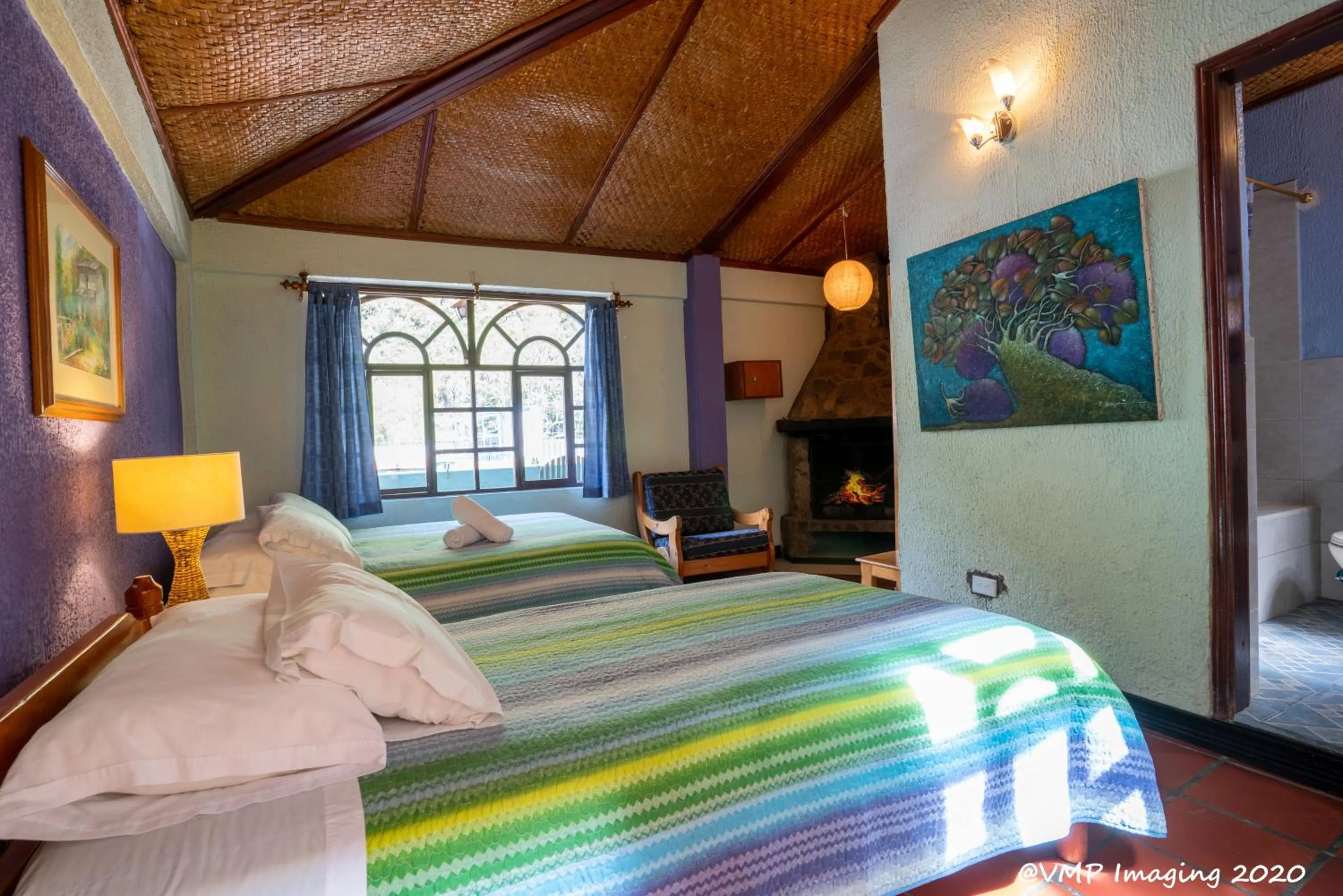 Natural landscape, Bed in La Posada Del Arte