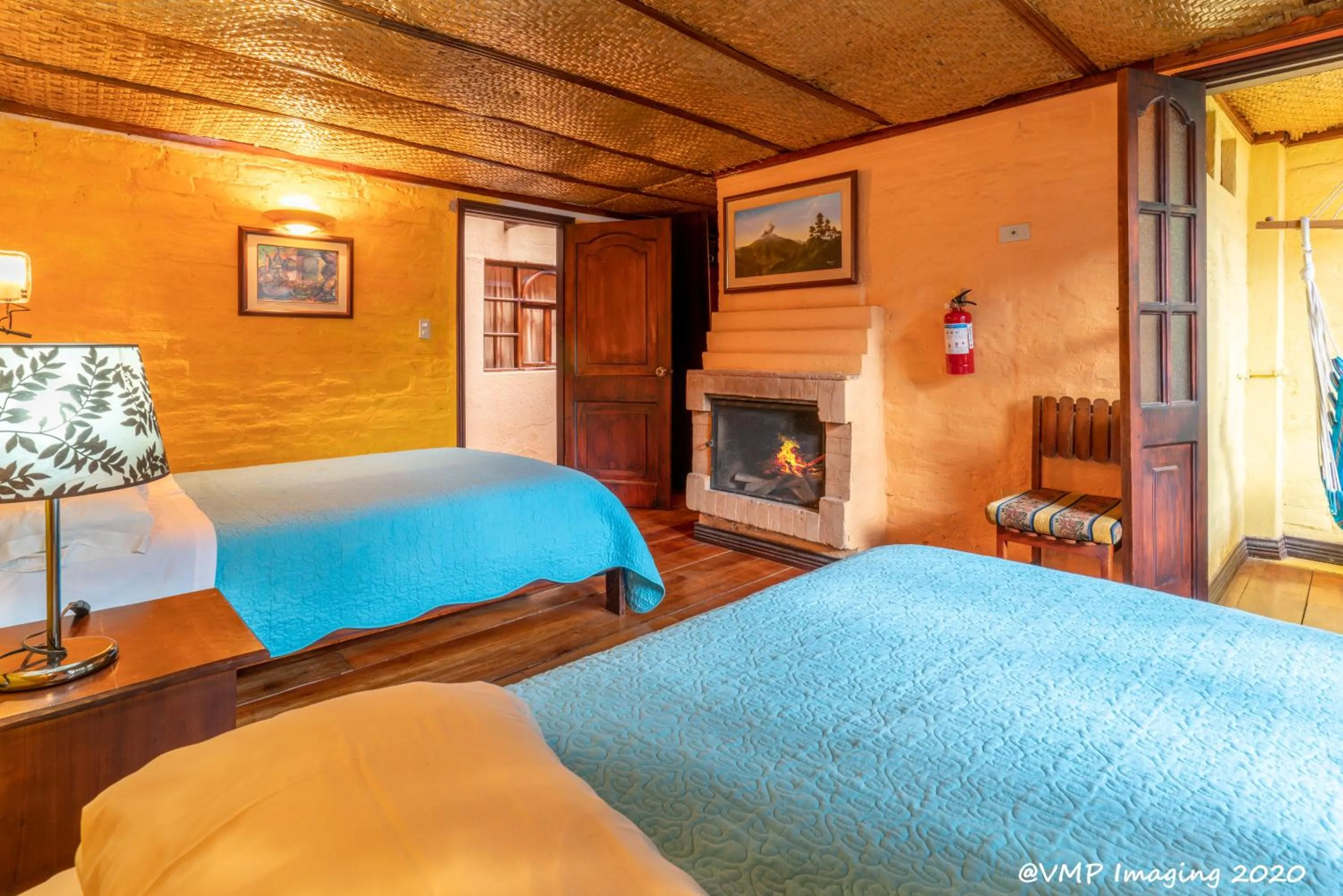 Patio, Bed in La Posada Del Arte