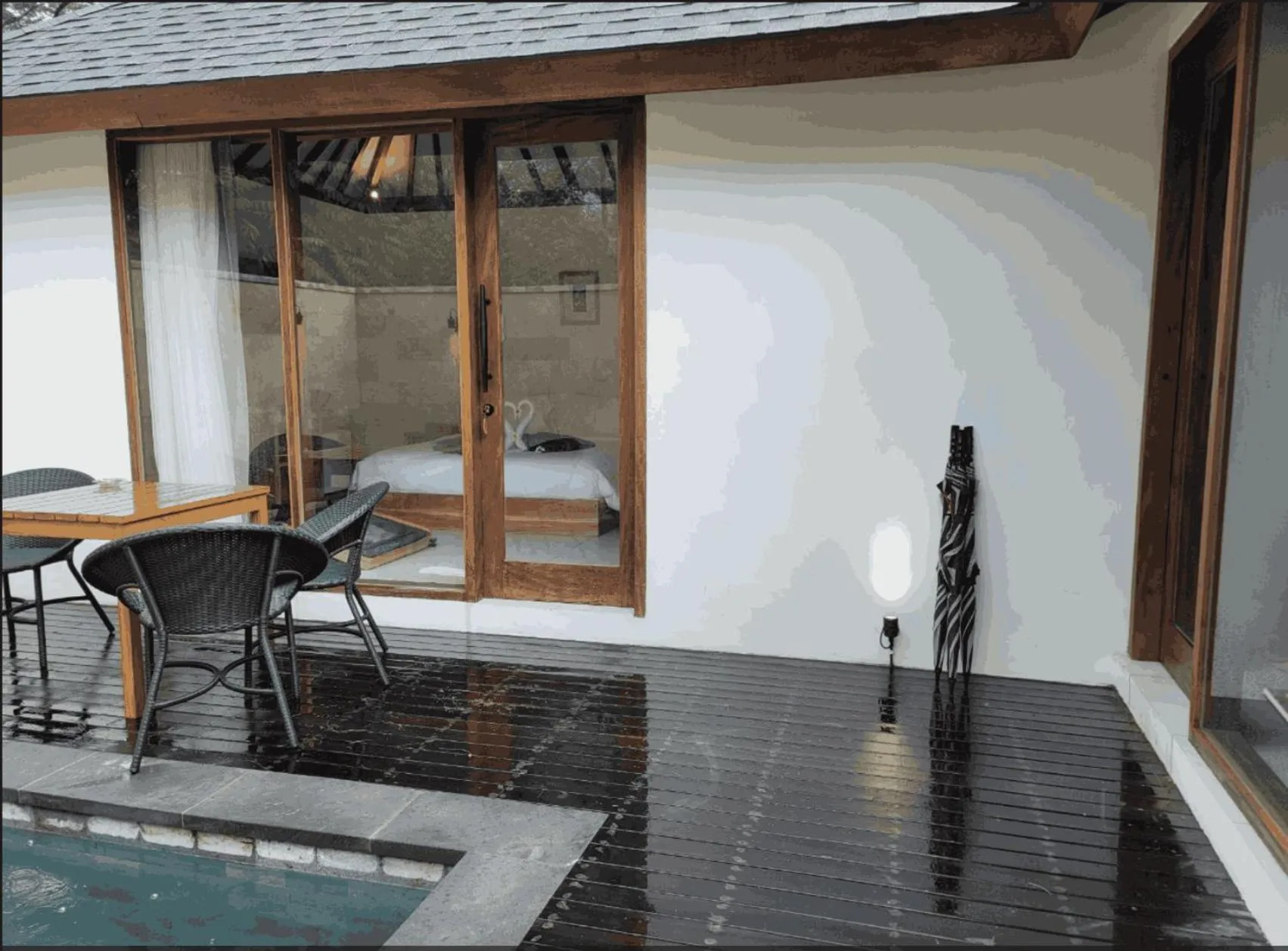 Pool view in Villa Penyu Gili Trawangan