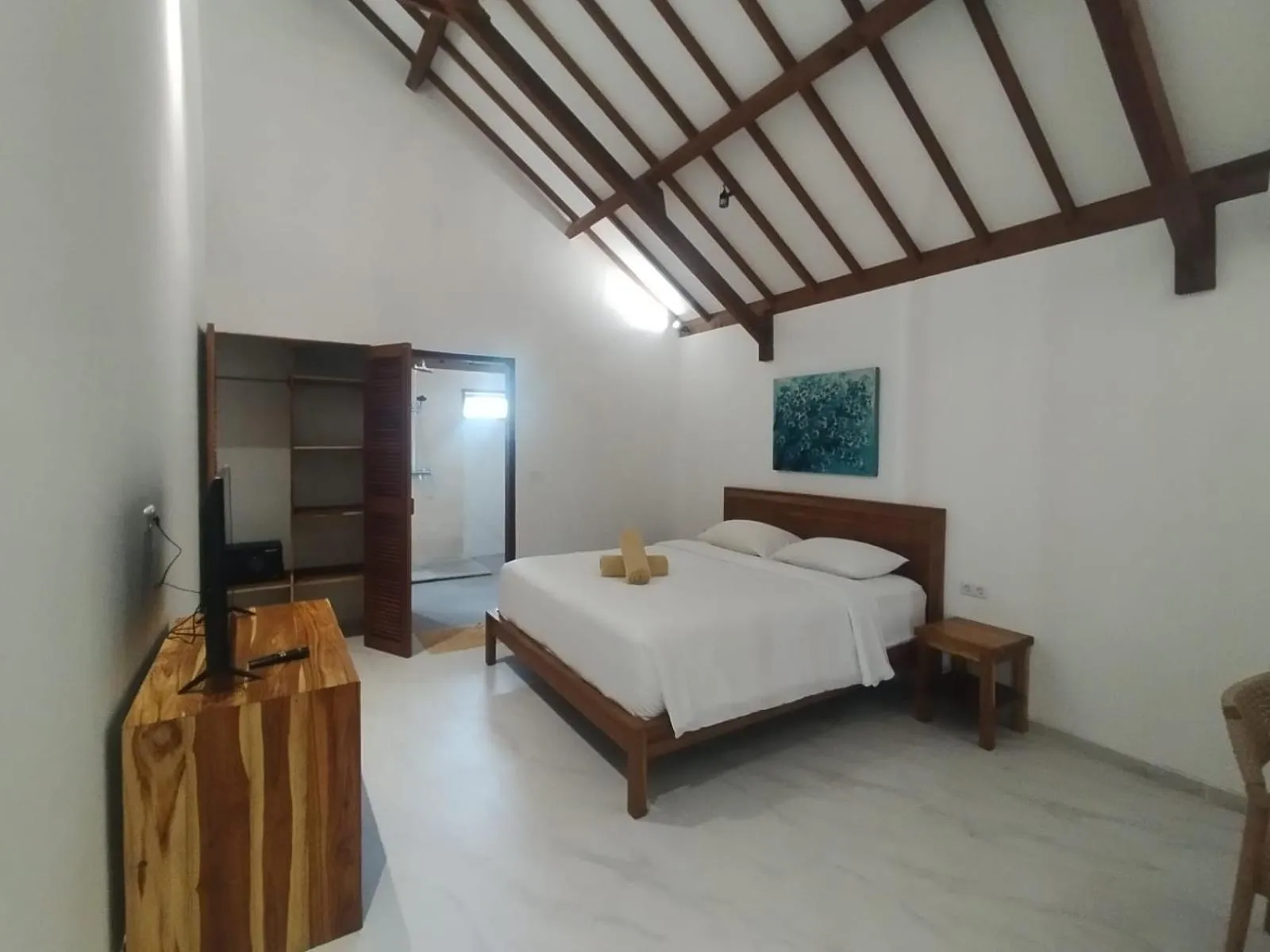 Bed in Villa Penyu Gili Trawangan