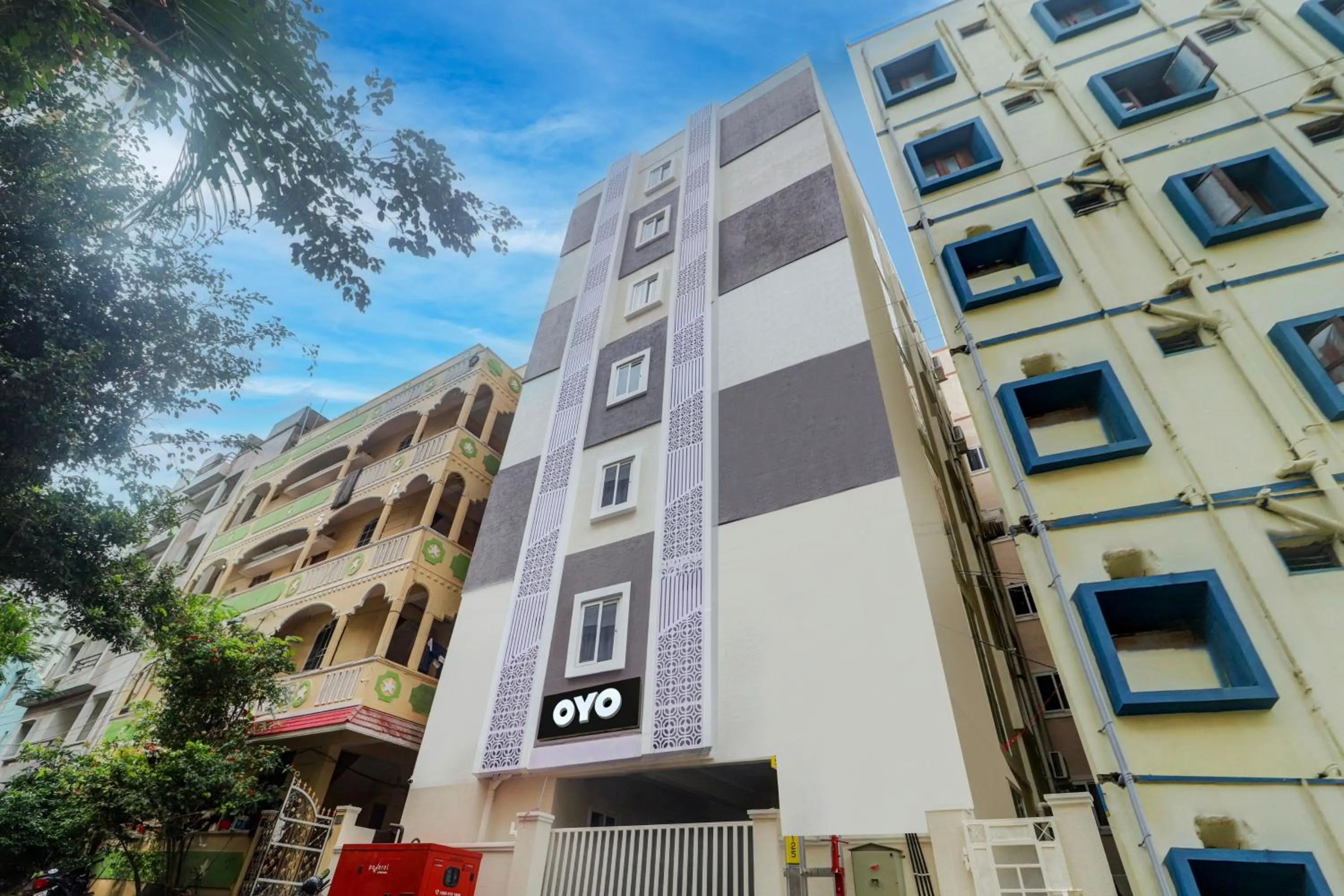 Facade/entrance in Hotel O Prime Time Hotel