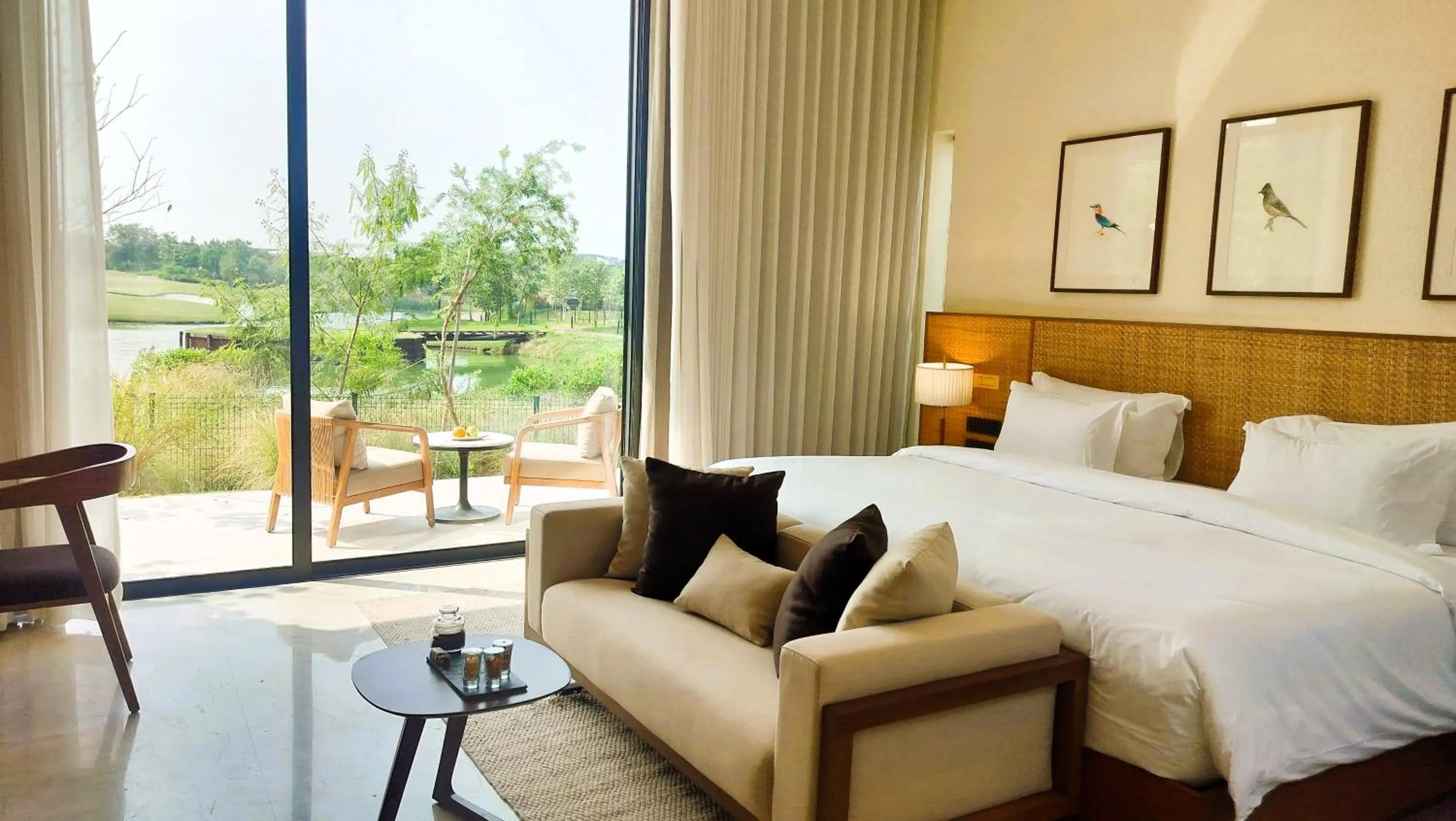 Bedroom, Bed in MYSA Zinc Journey by The Fern, Nani Devati