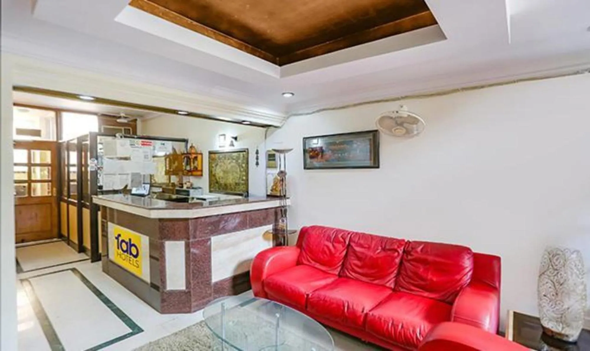 Lobby or reception in FabHotel Altus