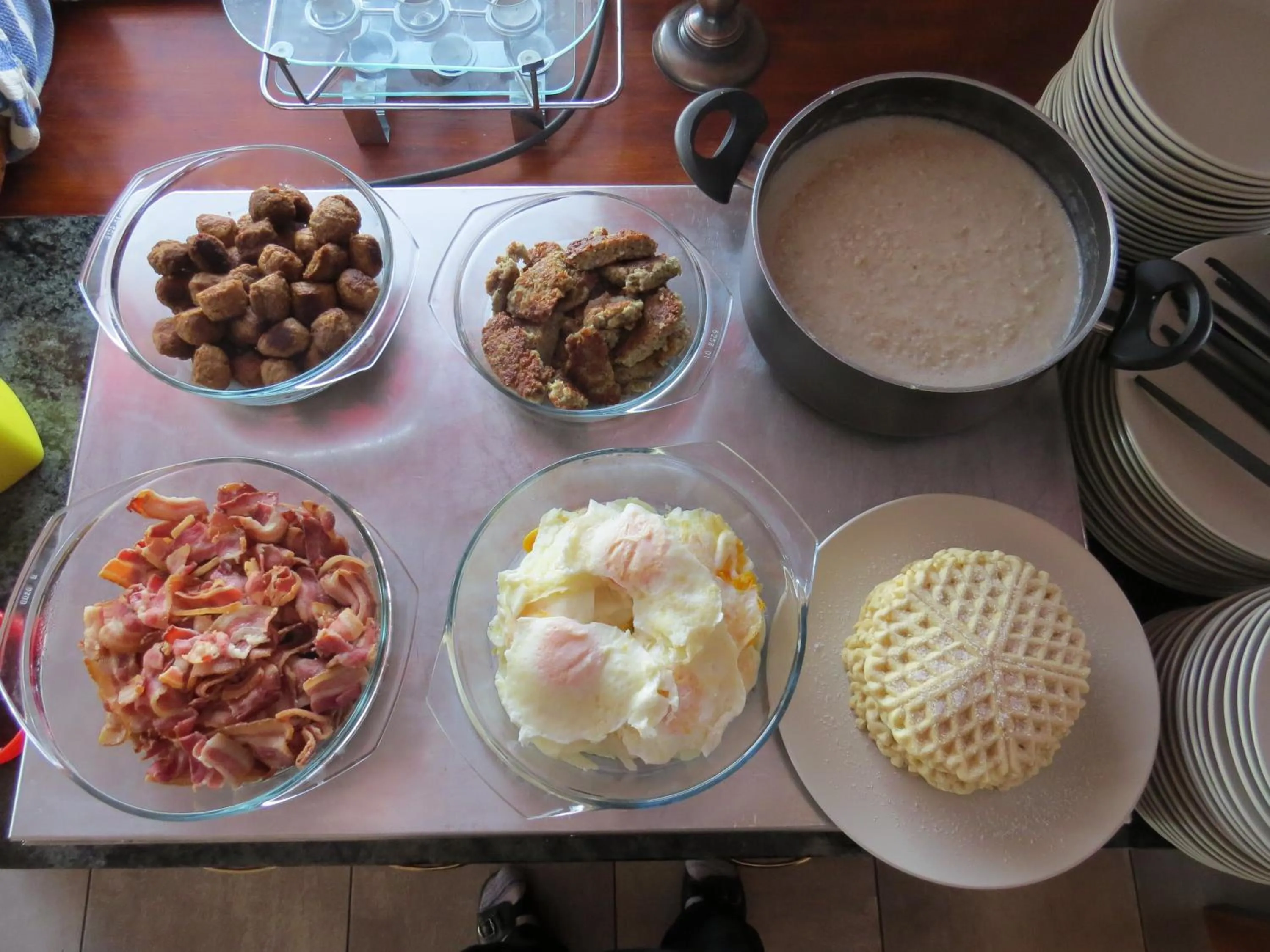 Buffet breakfast in Arctic Polar Holiday Village