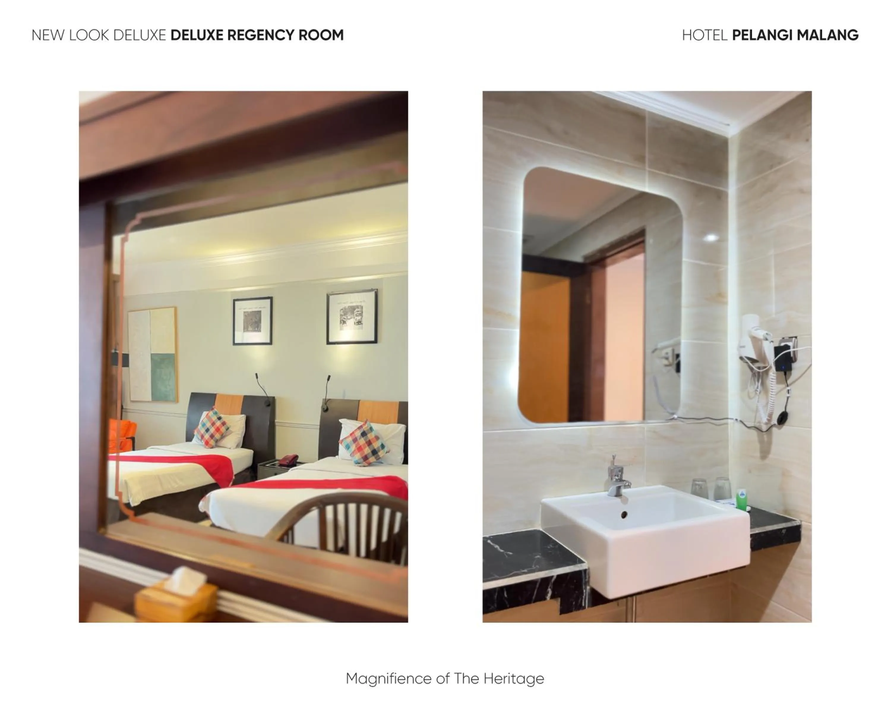 Property building, Bed in Hotel Pelangi Malang, Kayutangan Heritage