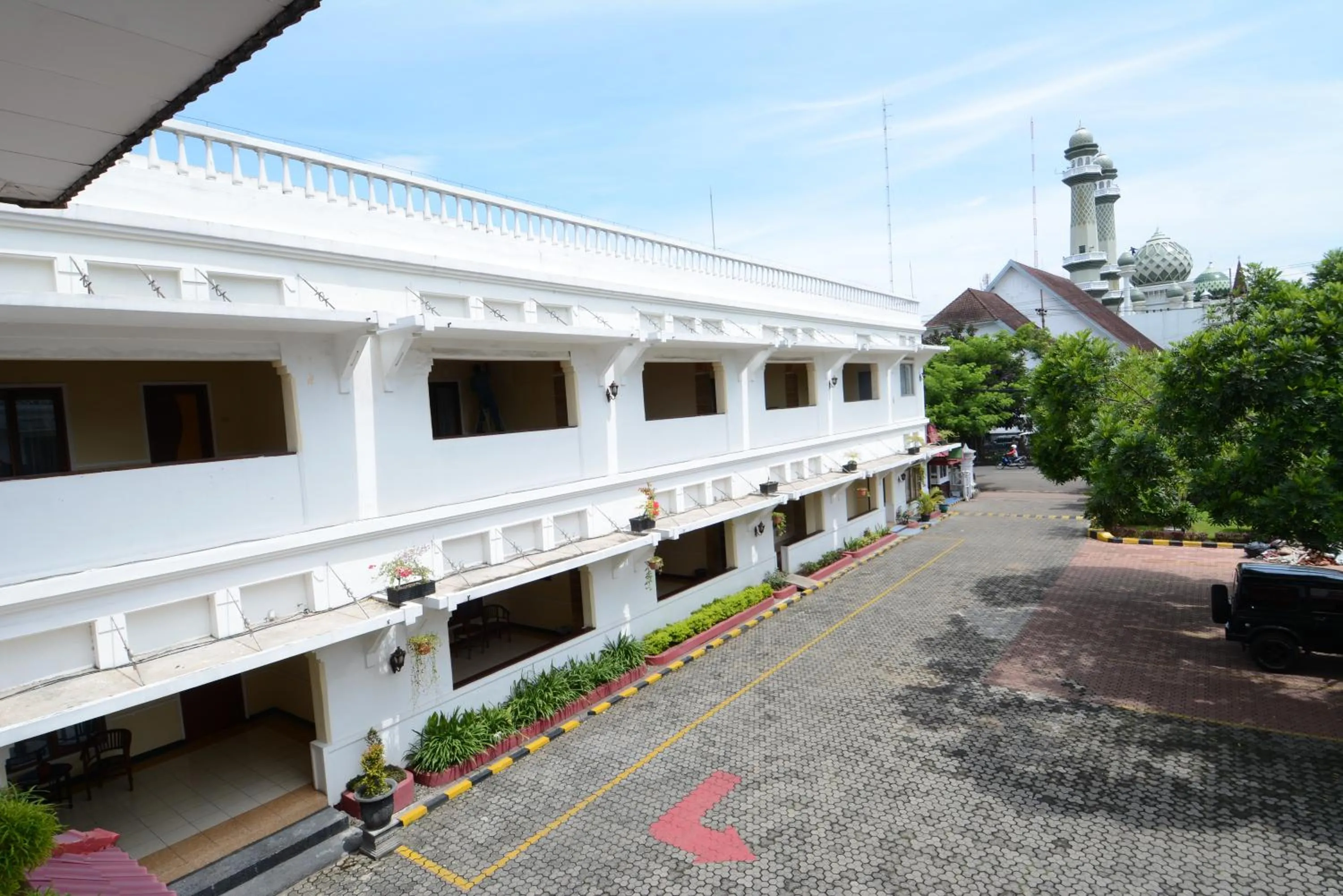 Facade/entrance in Hotel Pelangi Malang, Kayutangan Heritage