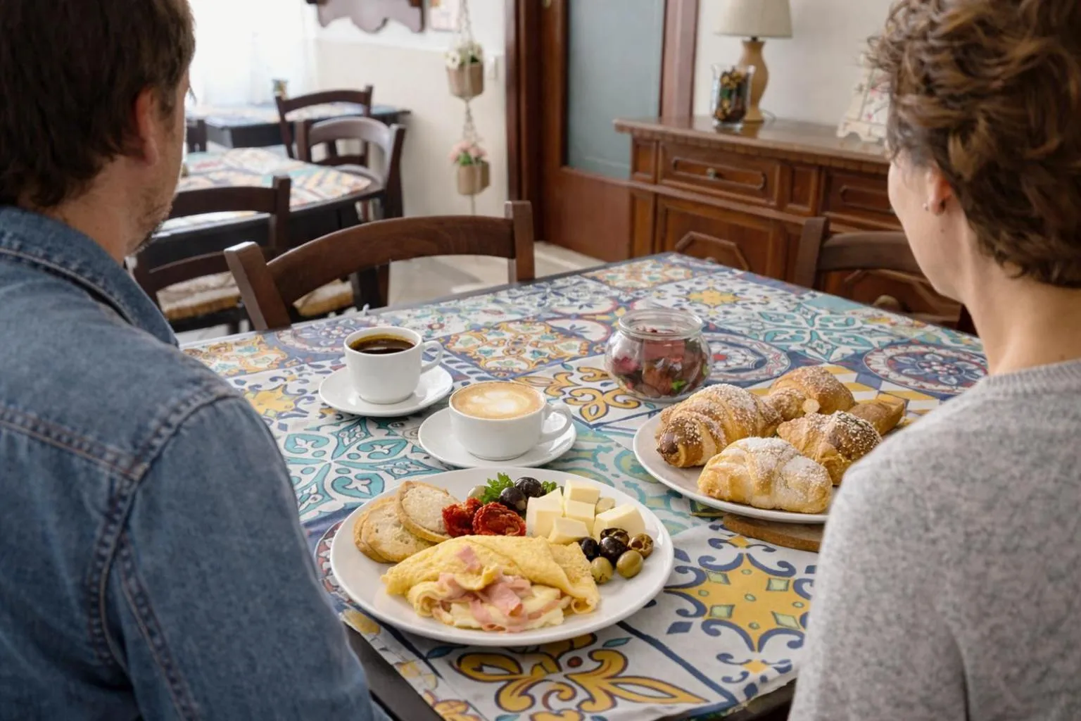 Food and drinks in B&B Gi-Rosa Caltagirone