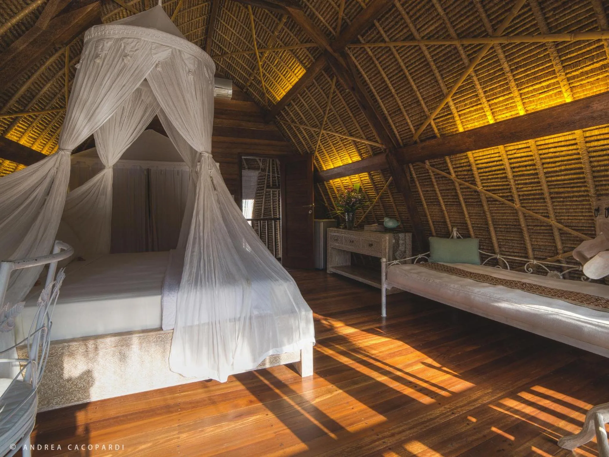 Bed in Sandat Glamping Tents
