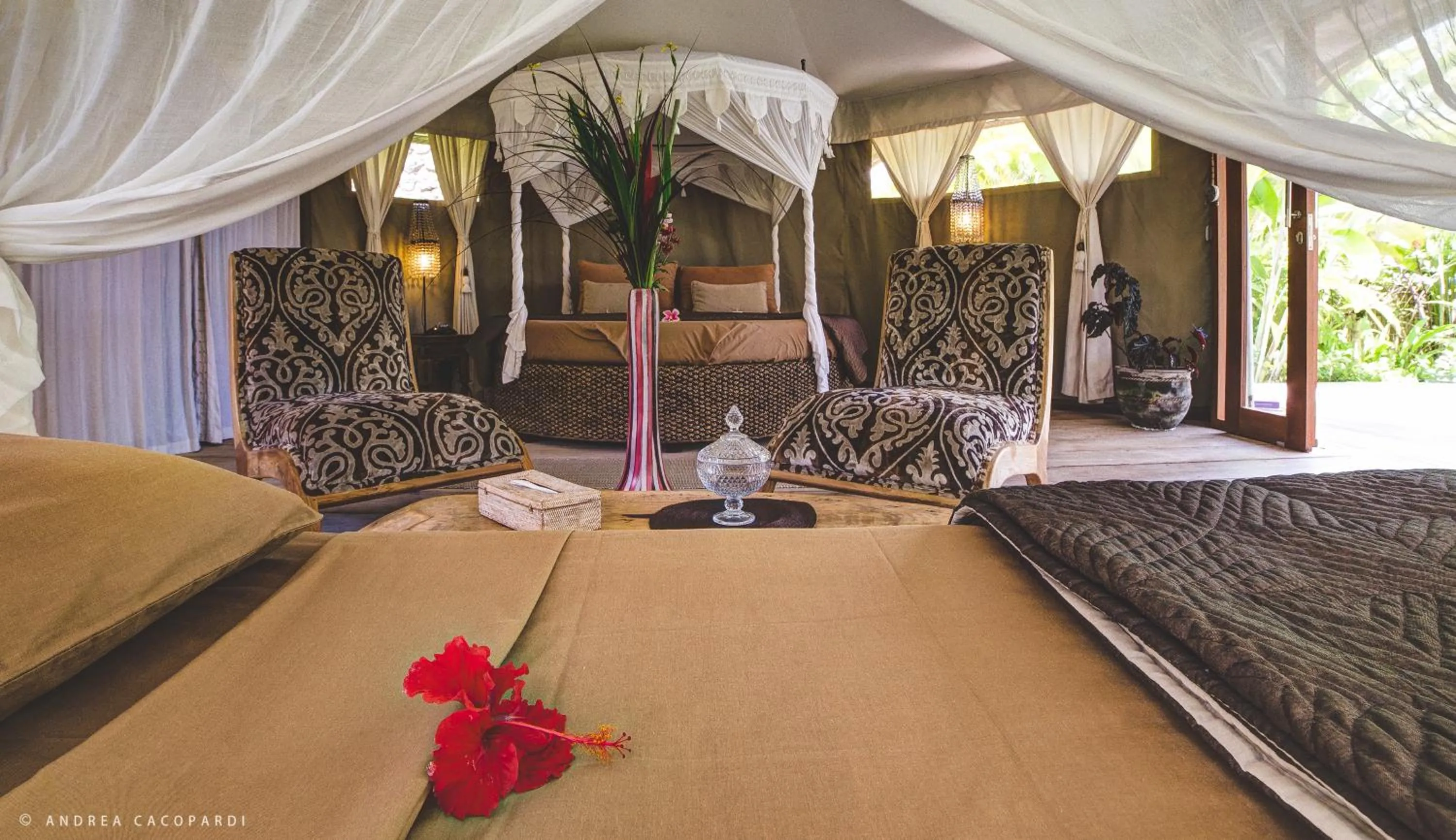 Decorative detail in Sandat Glamping Tents