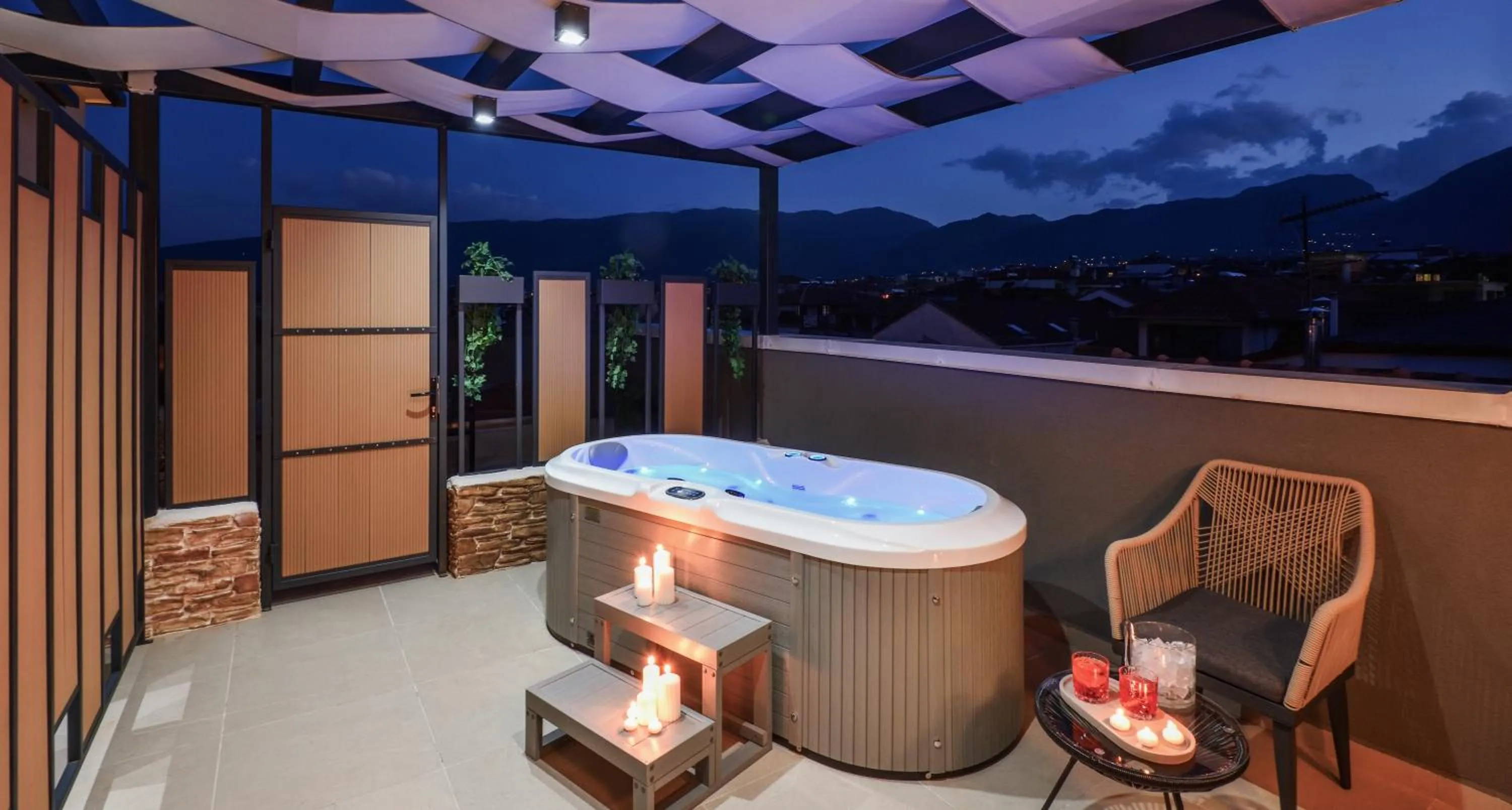 Night in CORYLUS Luxury Rooms & Suites